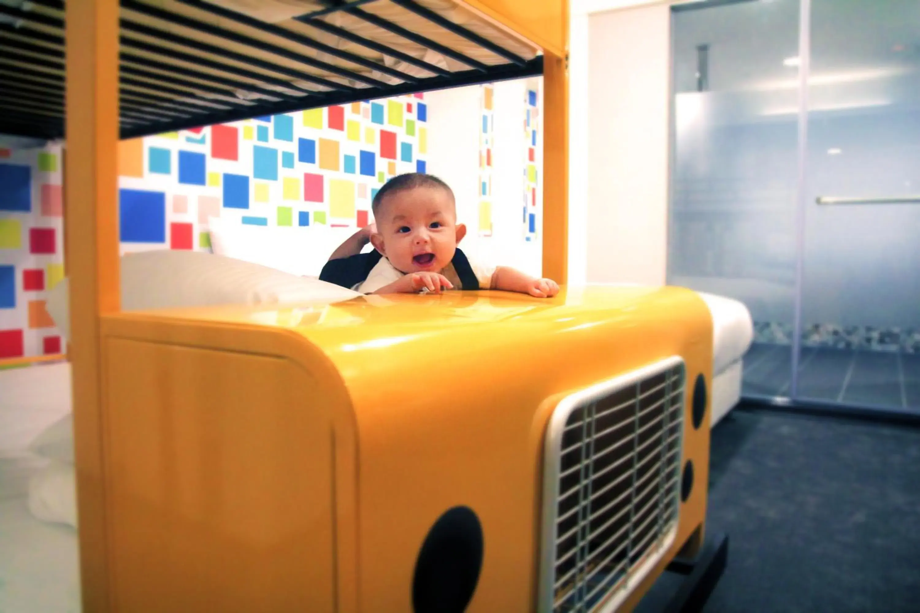 Bed in Fairytale Yi Su Hotspring Hotel Bed in Fairytale Yi Su Hotspring Hotel