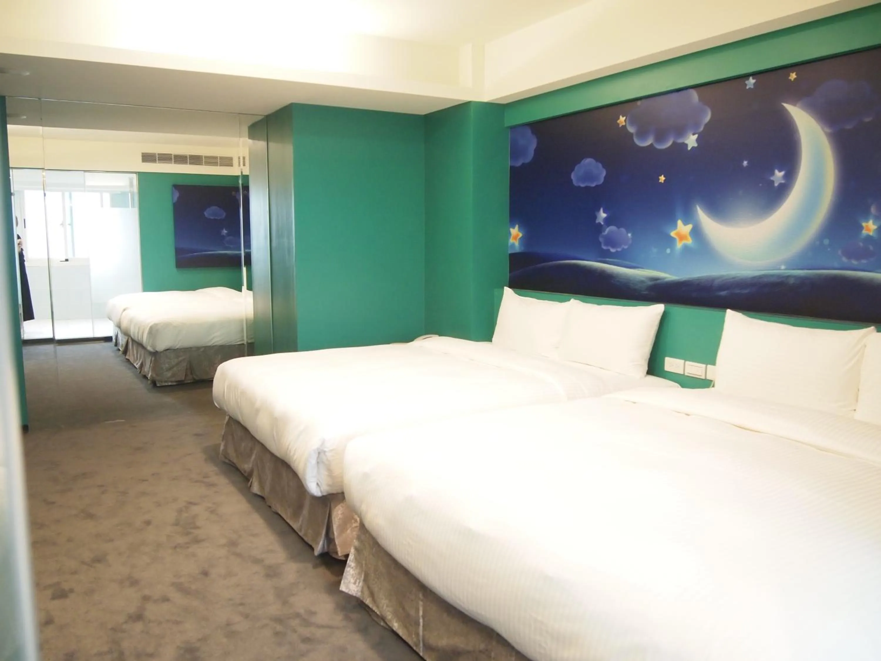 Bedroom, Bed in Fairytale Yi Su Hotspring Hotel