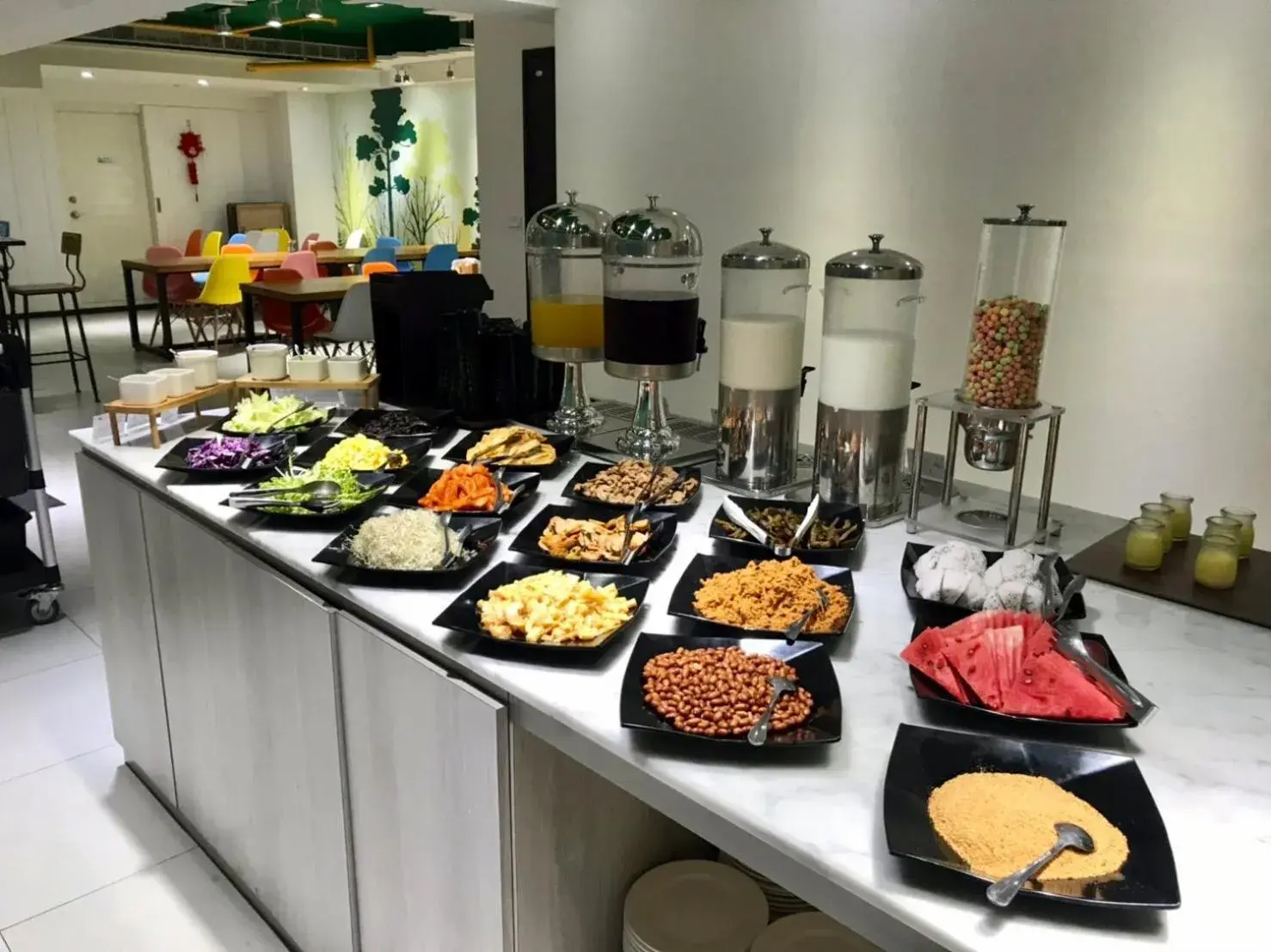 Buffet breakfast in Fairytale Yi Su Hotspring Hotel Buffet breakfast in Fairytale Yi Su Hotspring Hotel