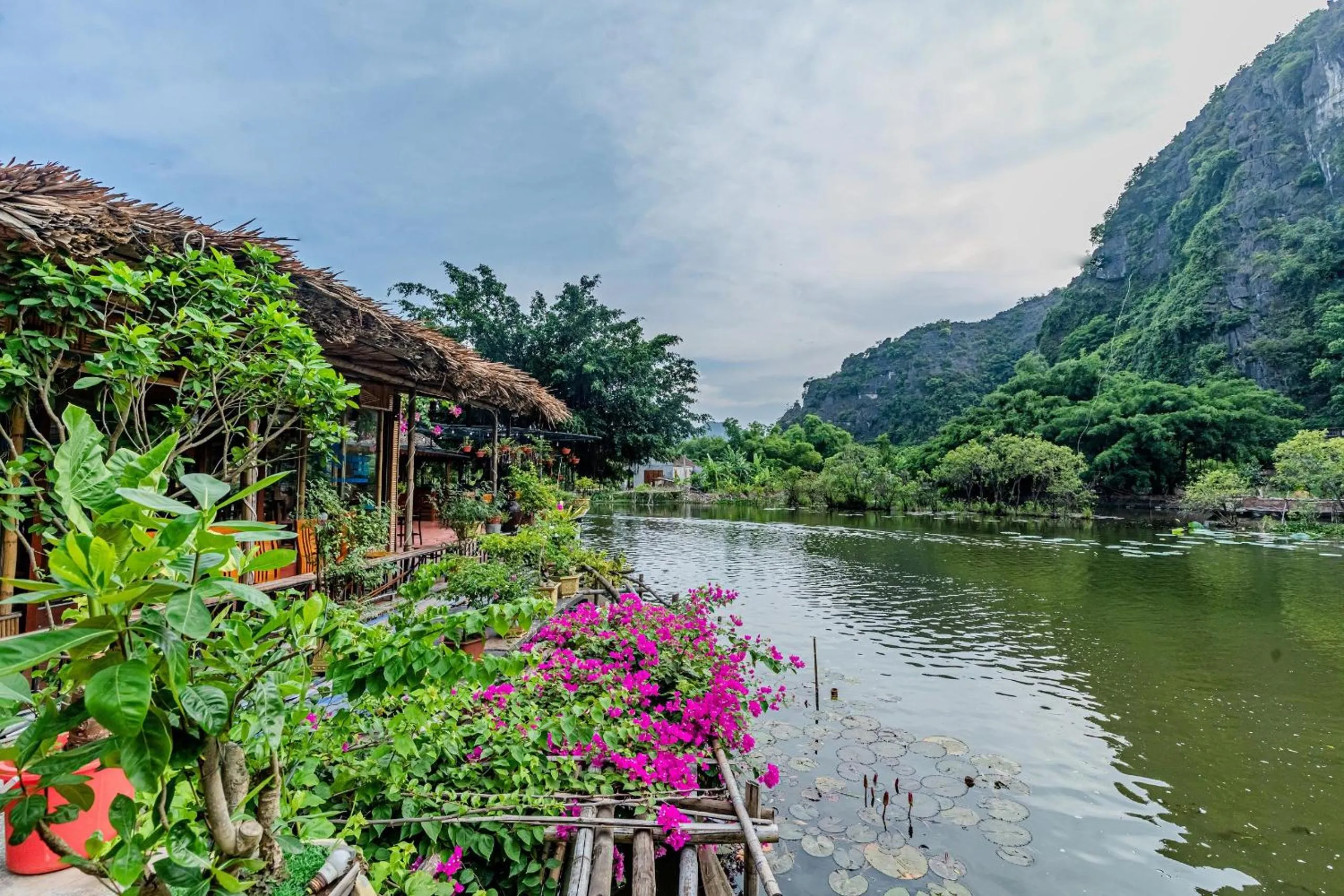 Natural landscape in Tam Coc Bungalow