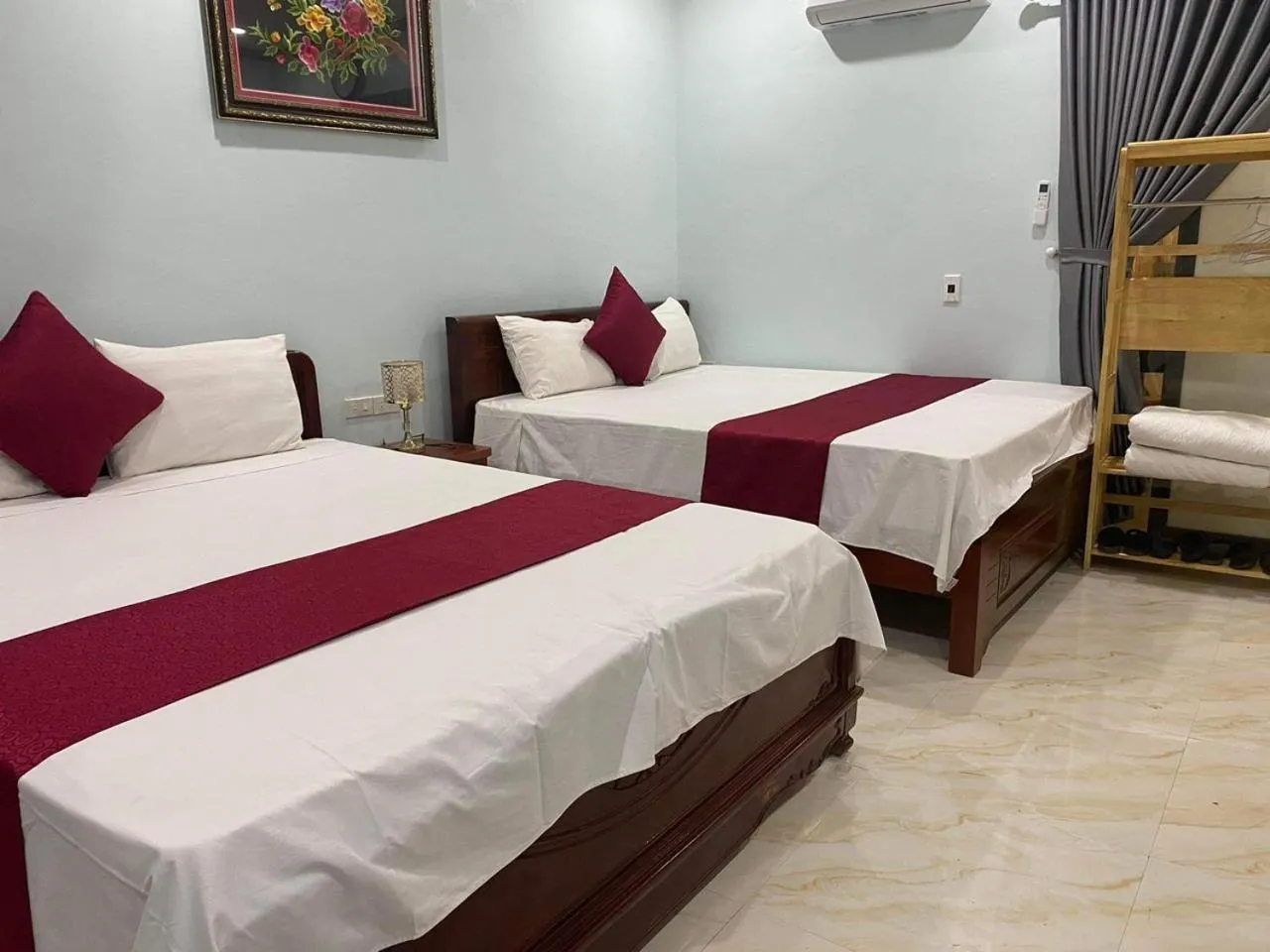 Photo of the whole room, Bed in Tam Coc Bungalow