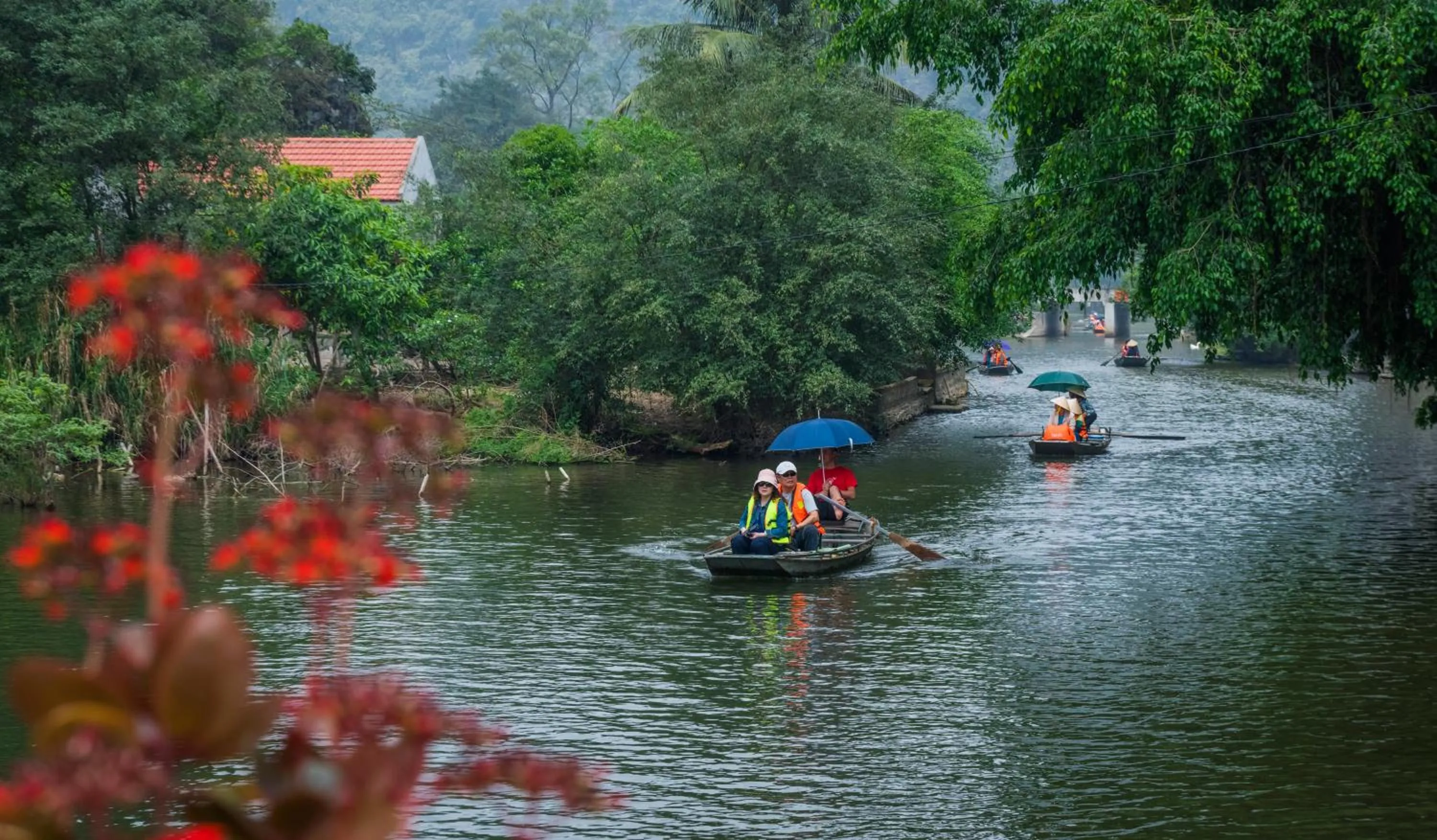 Natural landscape in Tam Coc Bungalow