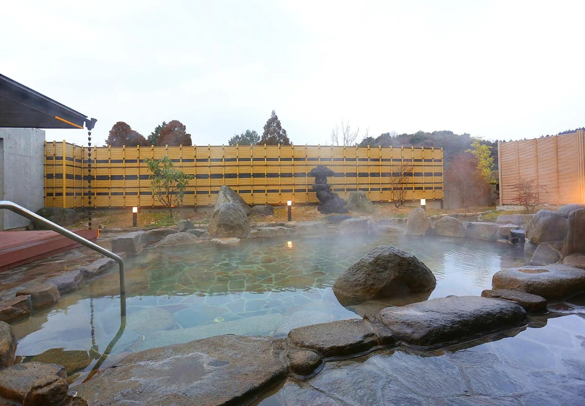 Hot Spring Bath in Greenpia Yame