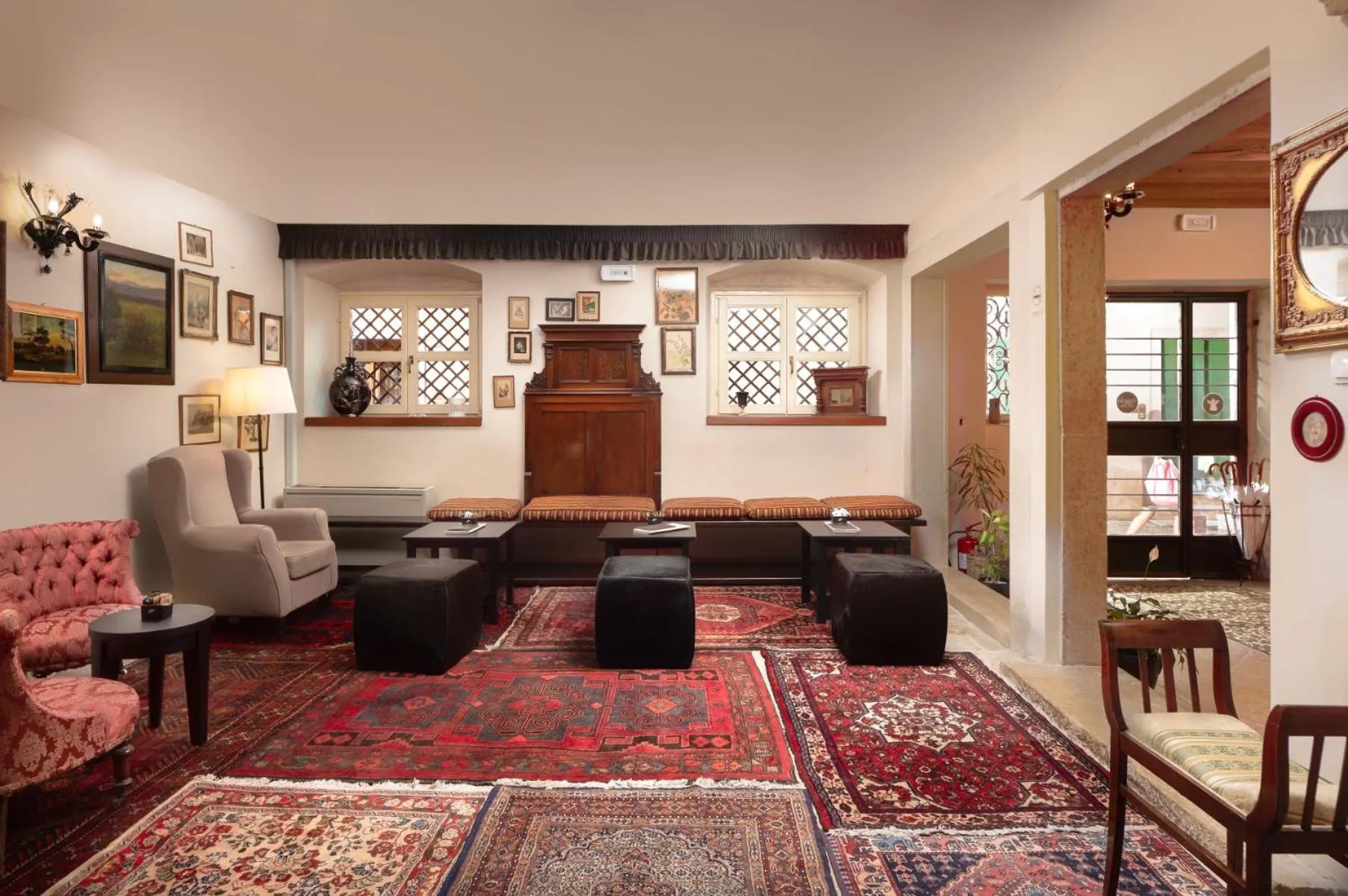 Living room in Hotel Angelo d'Oro