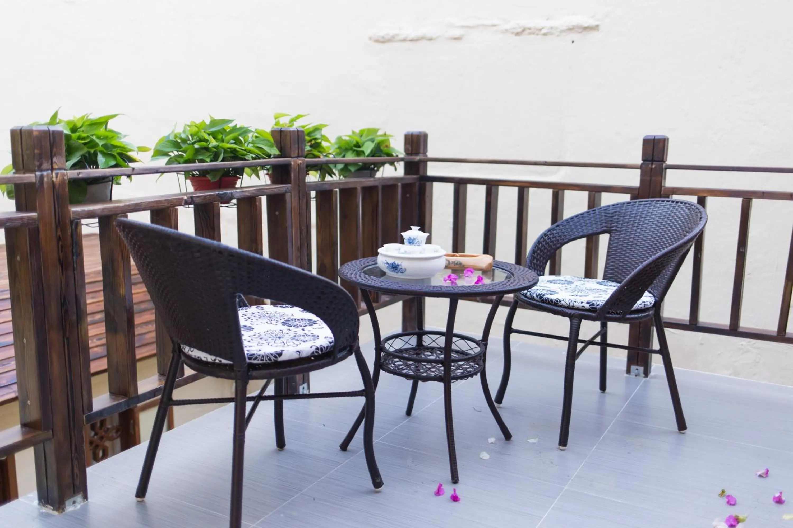 Patio in Chaozhou Hello Inn