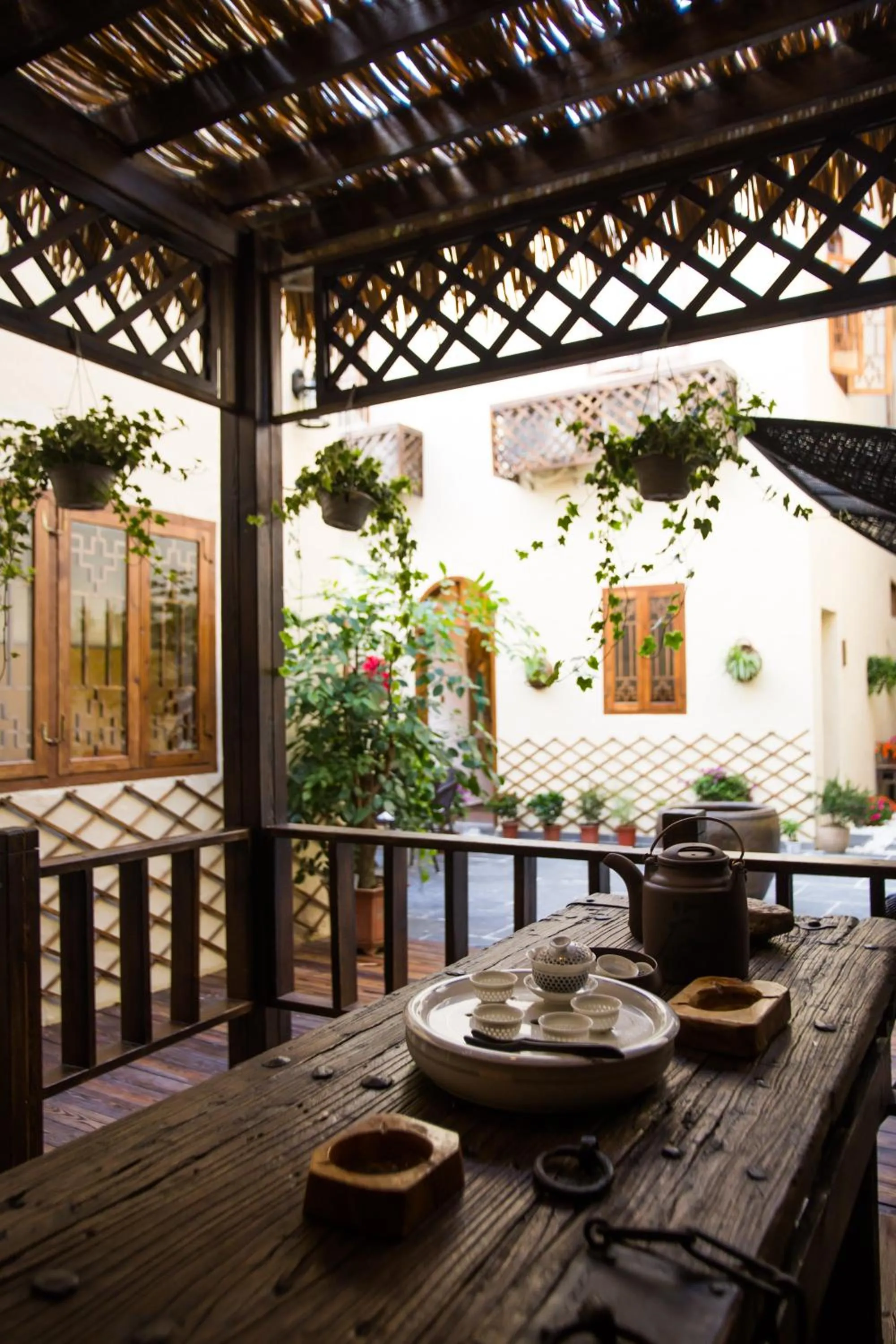 Patio in Chaozhou Hello Inn