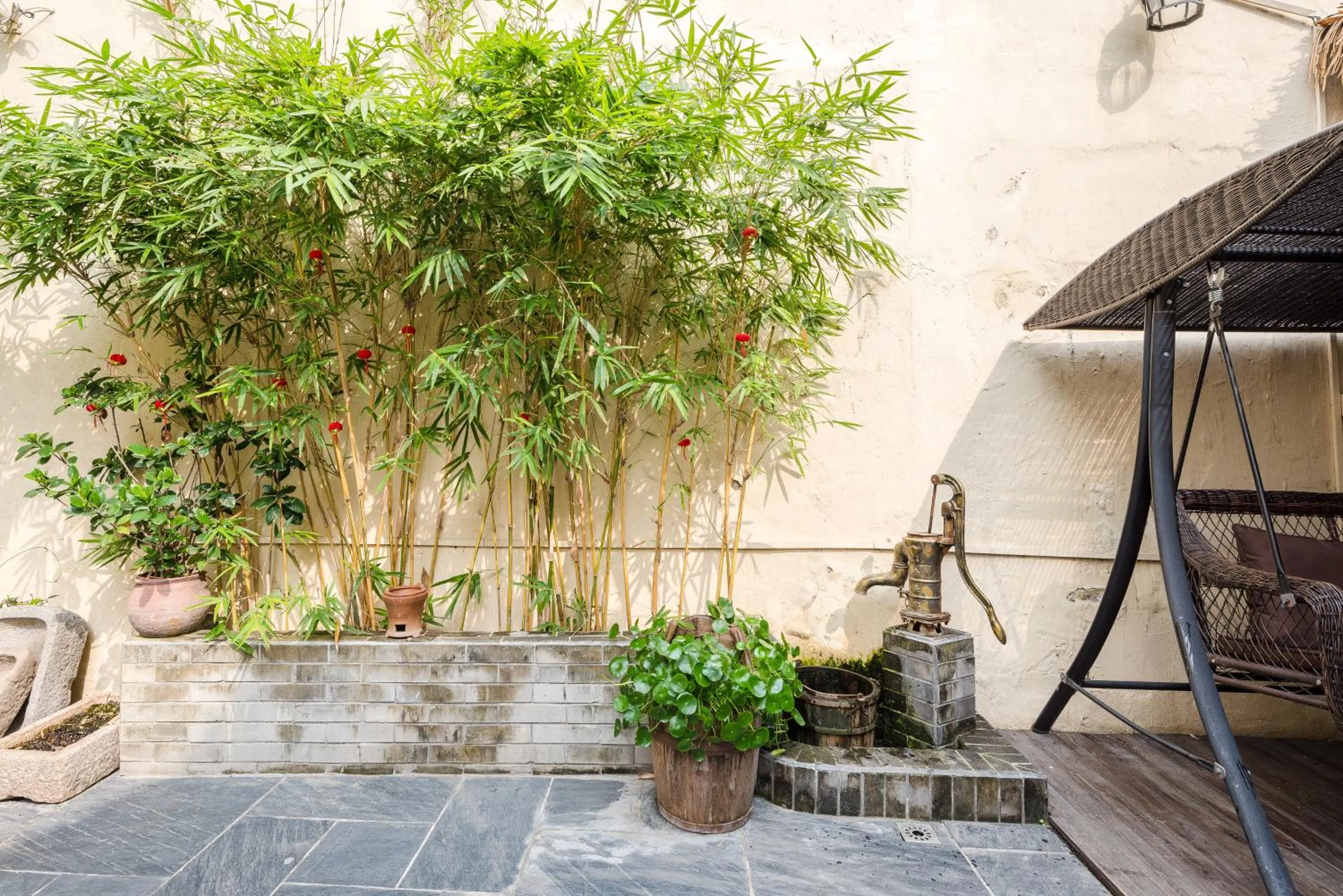 Patio in Chaozhou Hello Inn