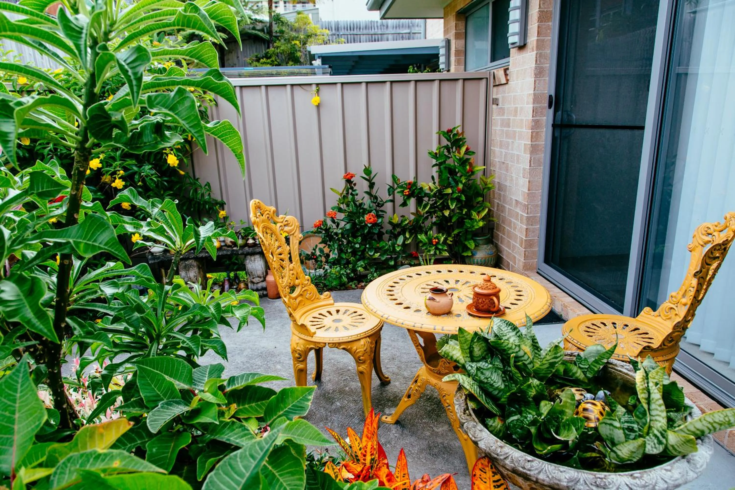 Balcony/Terrace in Coffs Jetty BnB