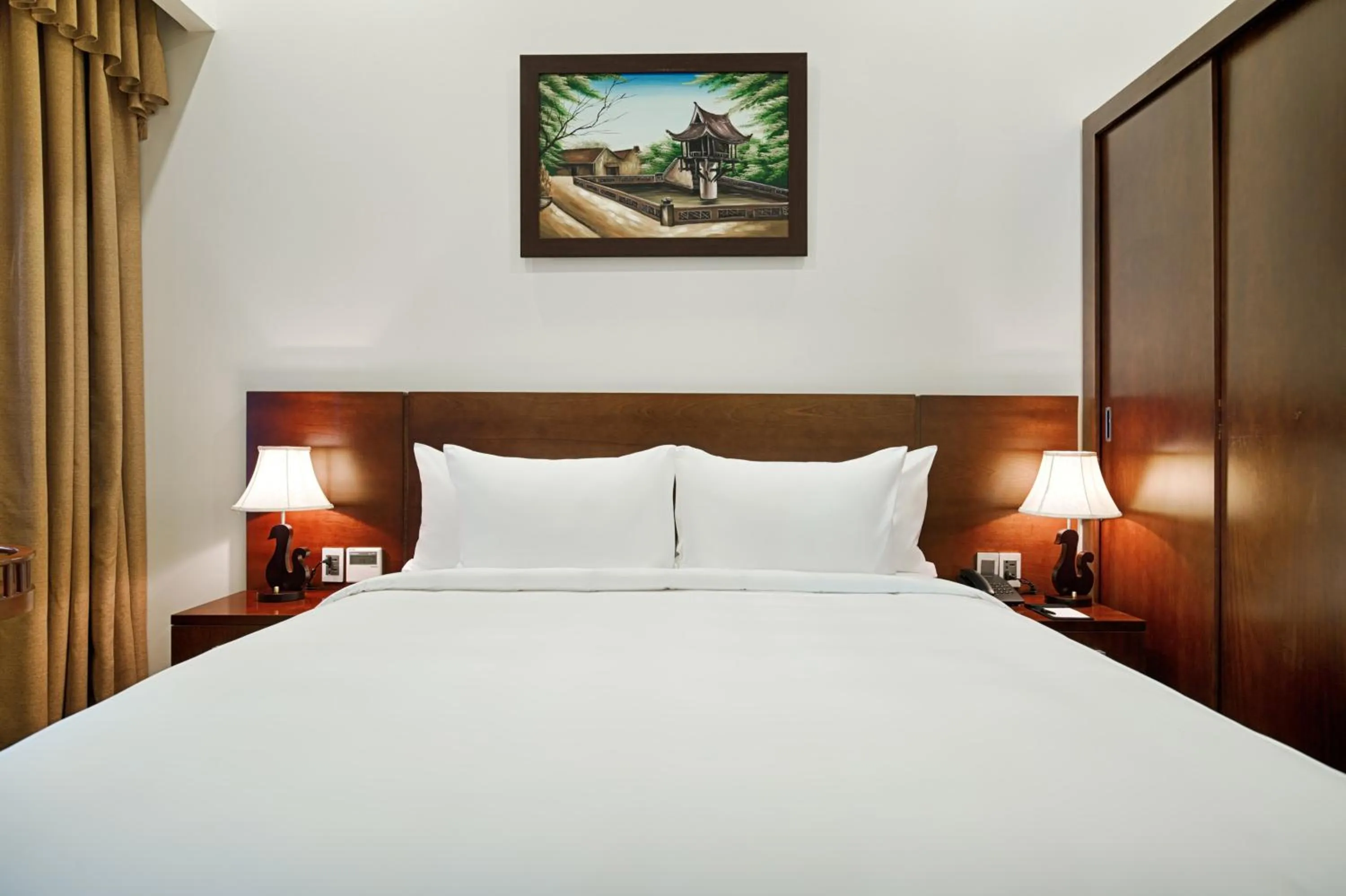 Bed in Ebisu Onsen Resort