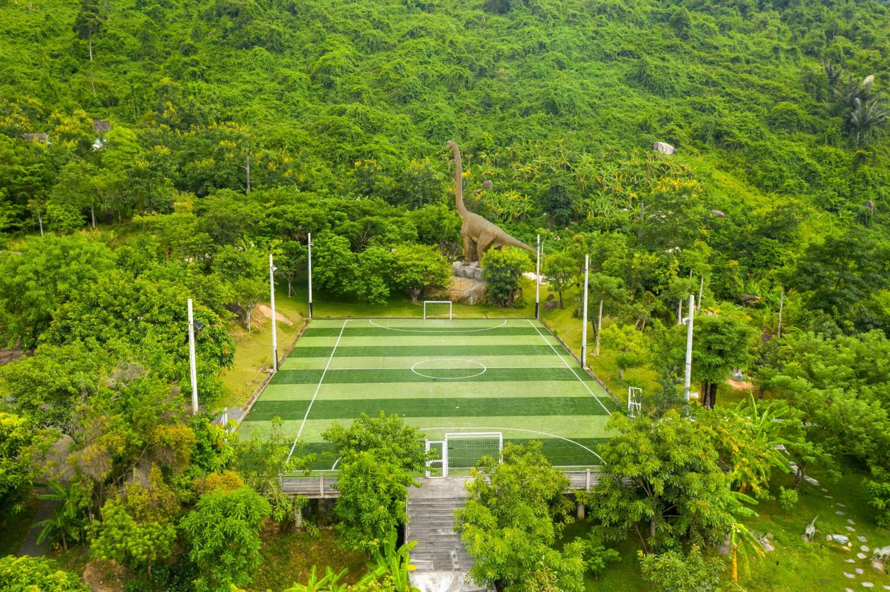 Tennis court in Ebisu Onsen Resort