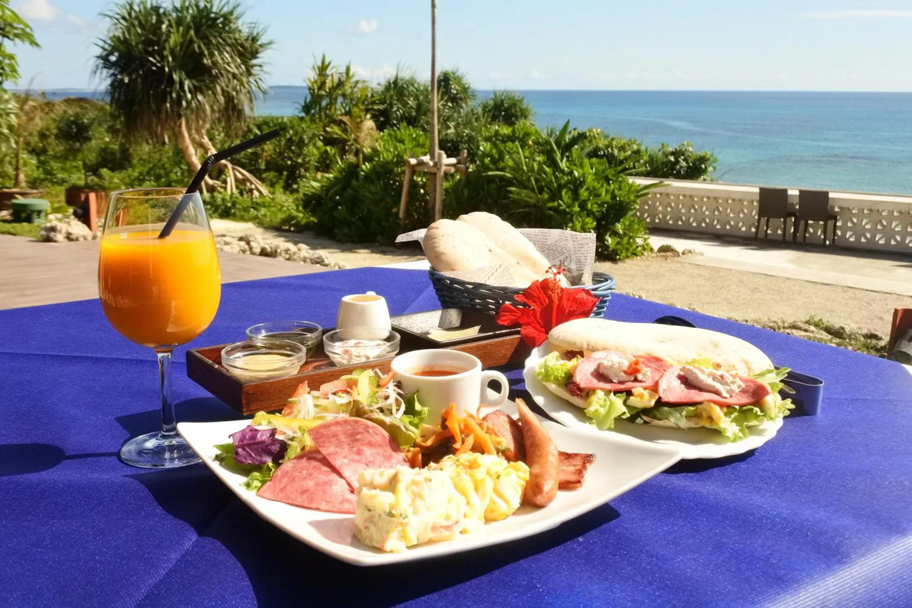Italian breakfast in Villabu Resort