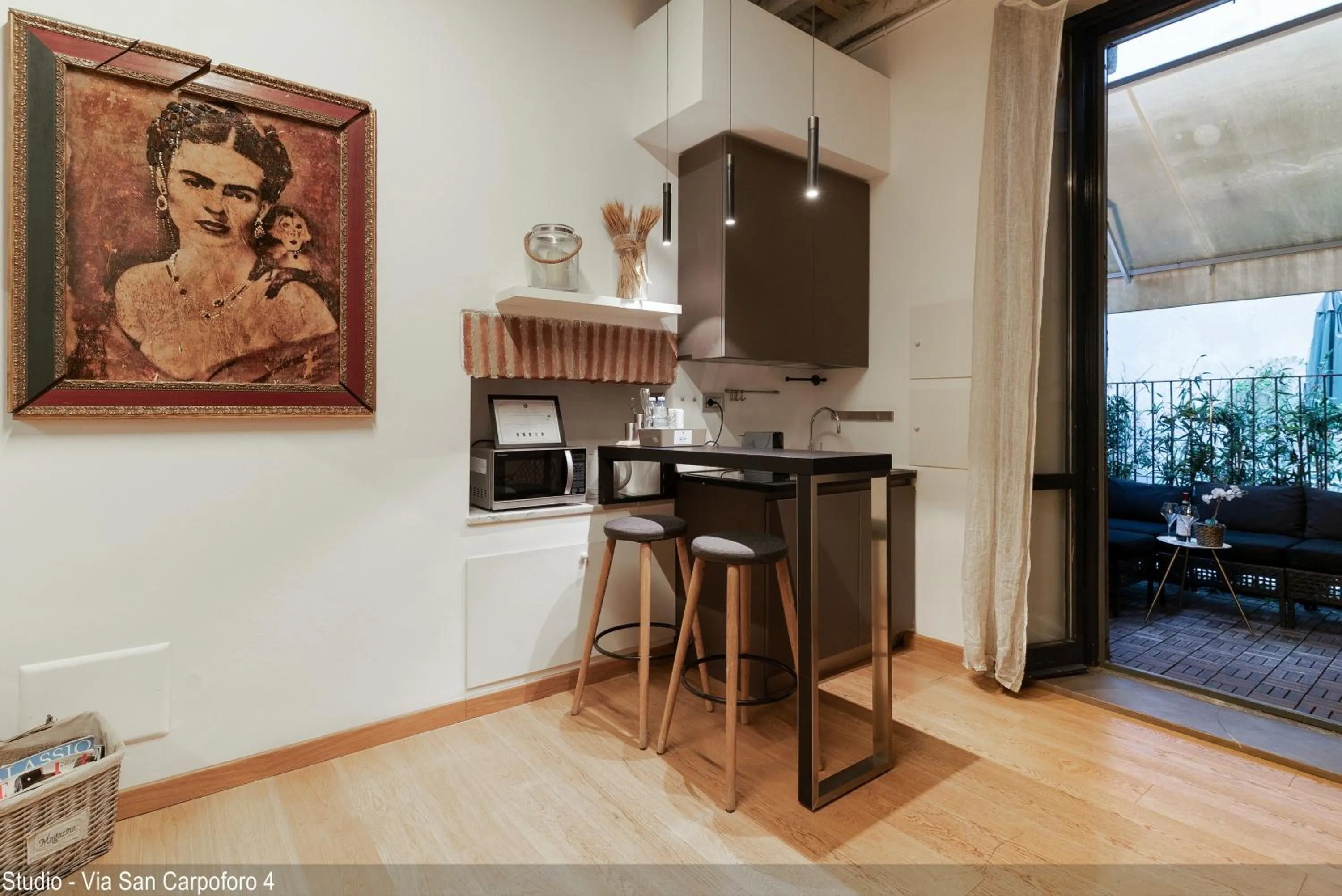 Kitchen or kitchenette in Brera Apartments