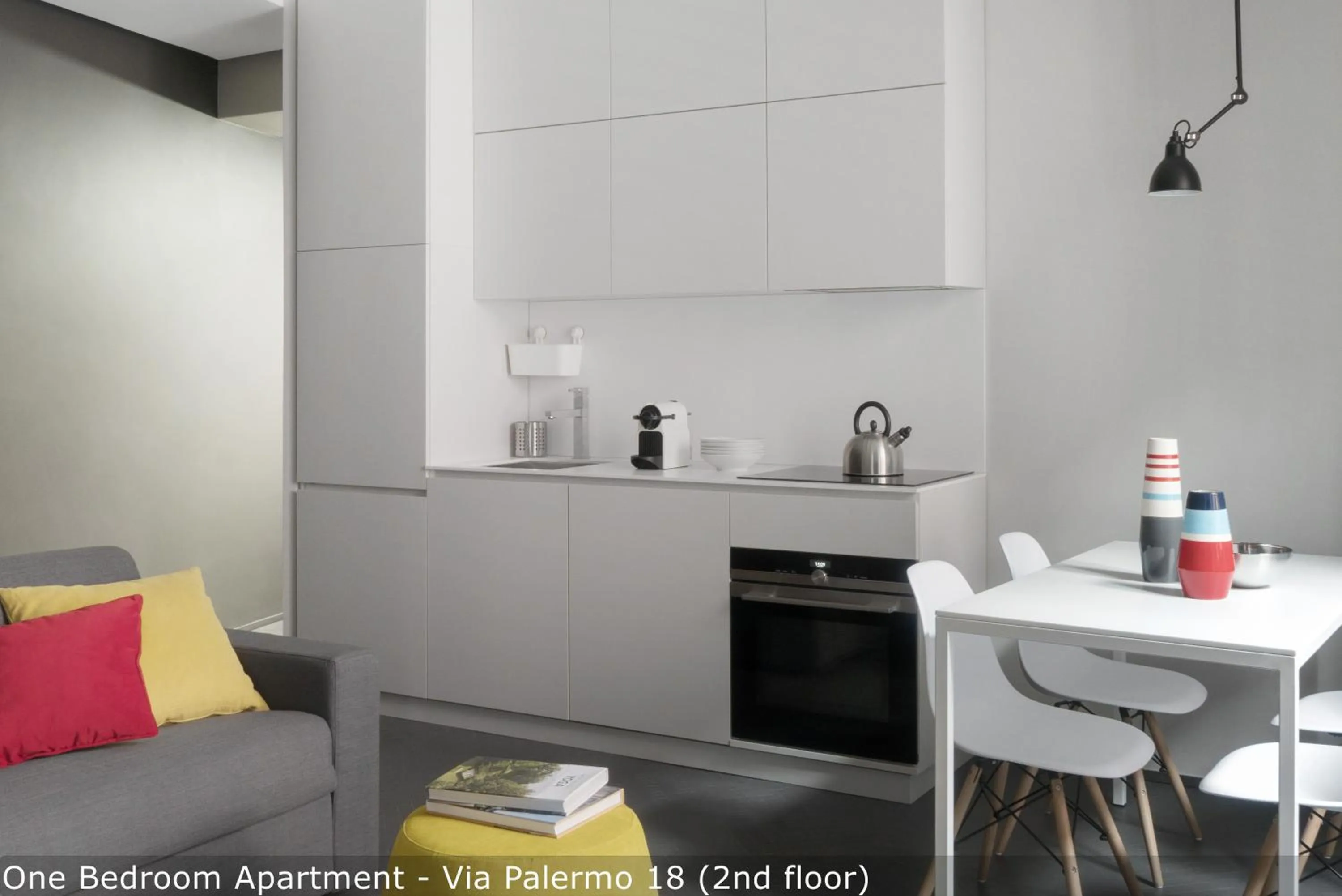 Kitchen or kitchenette in Brera Apartments