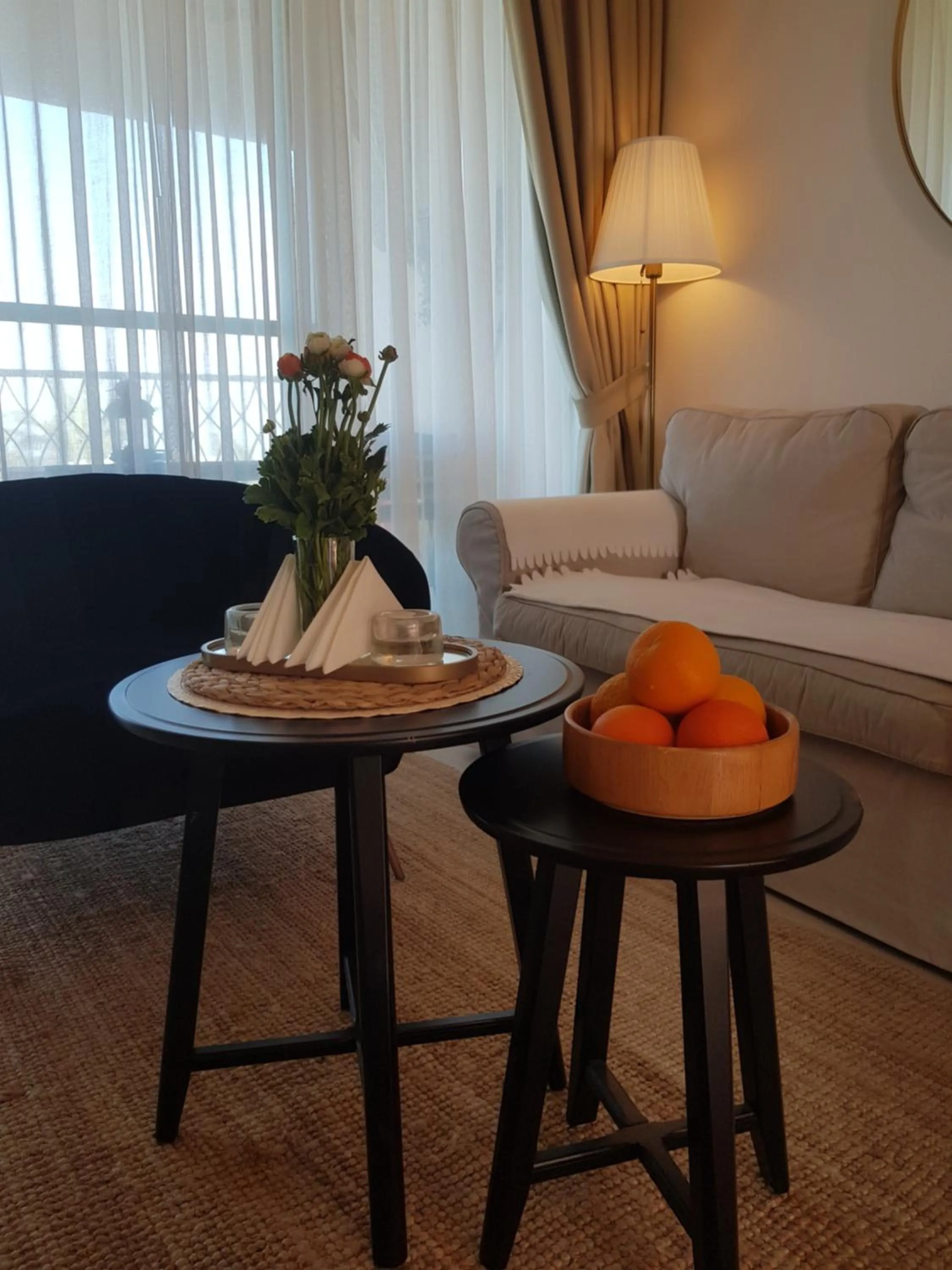 Living room in Neot Golf, Ziv's Place