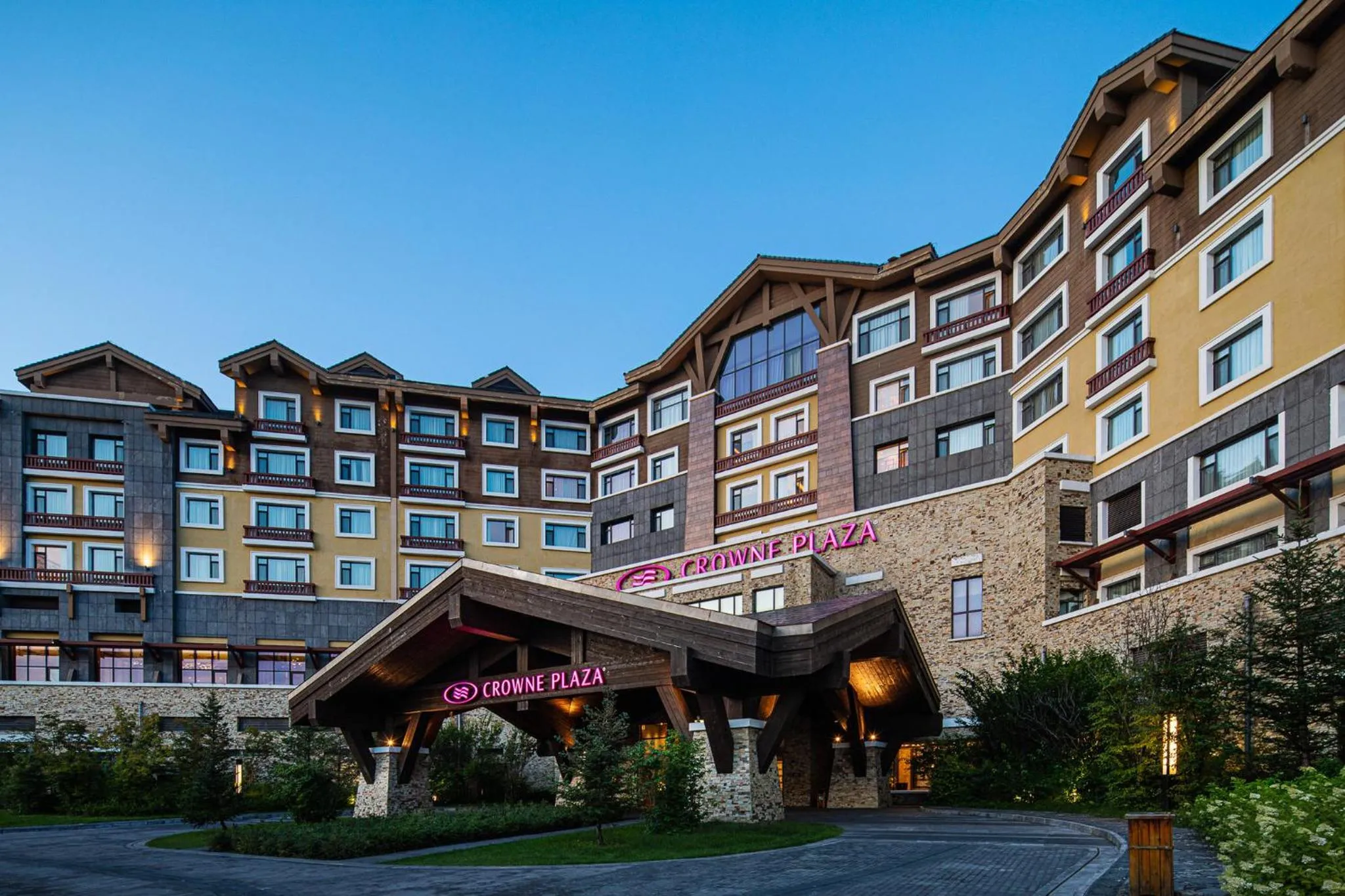 Property building in Crowne Plaza Resort Changbaishan Hot Spring by IHG