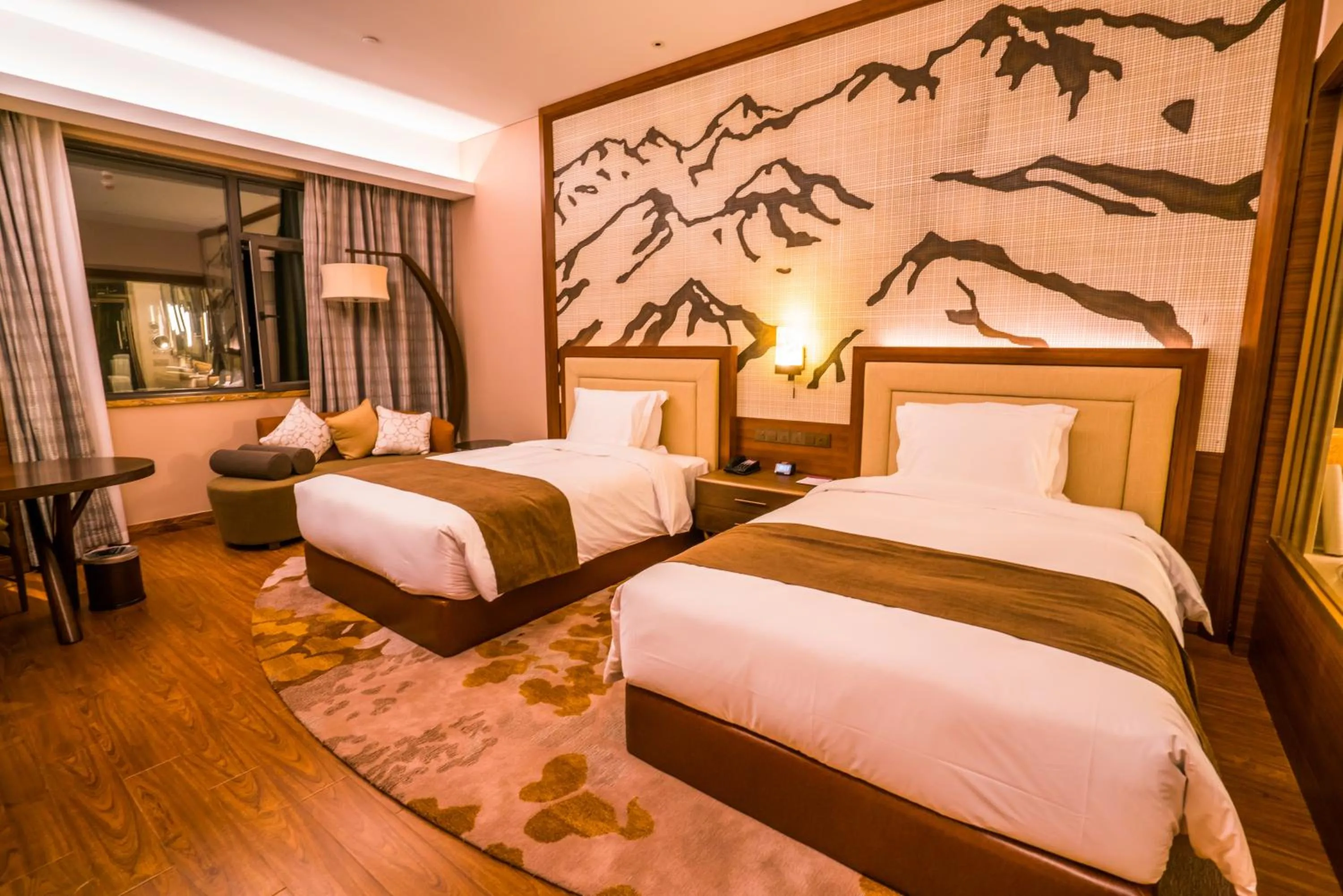 Bedroom, Bed in Crowne Plaza Resort Changbaishan Hot Spring by IHG