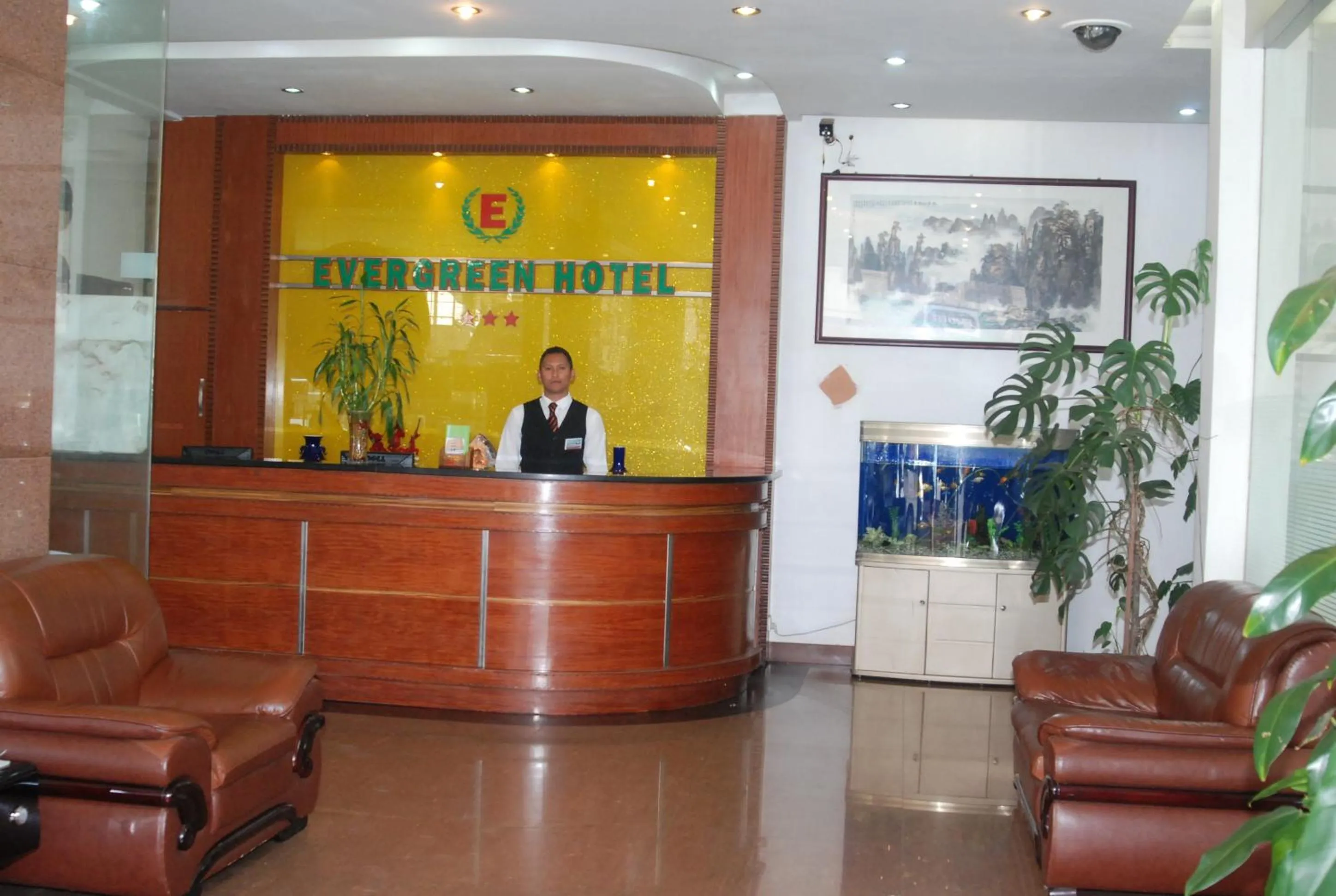 Staff in Evergreen Hotel