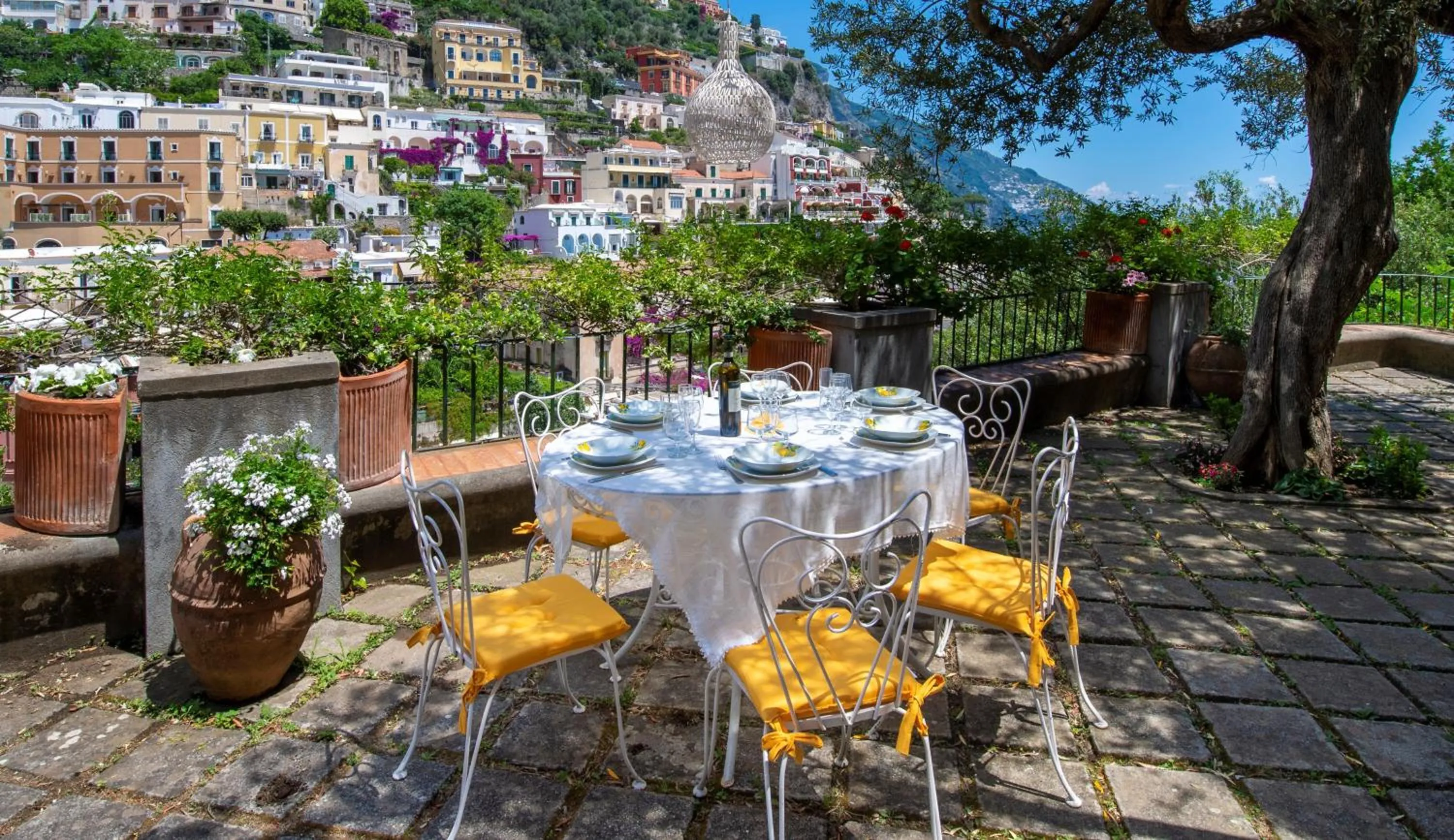 Balcony/Terrace in Villa Deli, In Positano, Sea View, Ac