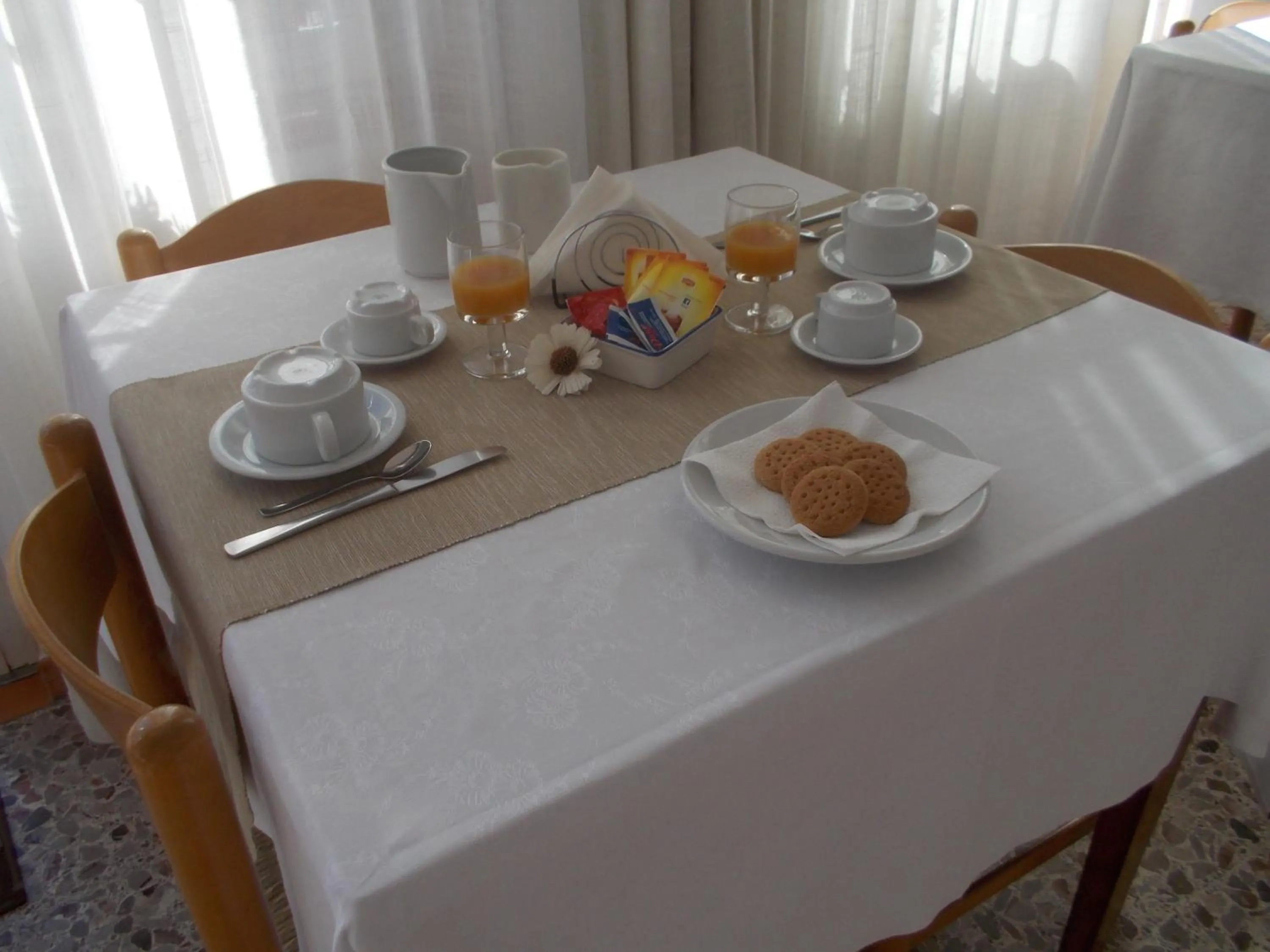 Italian breakfast in Hotel Mastropeppe