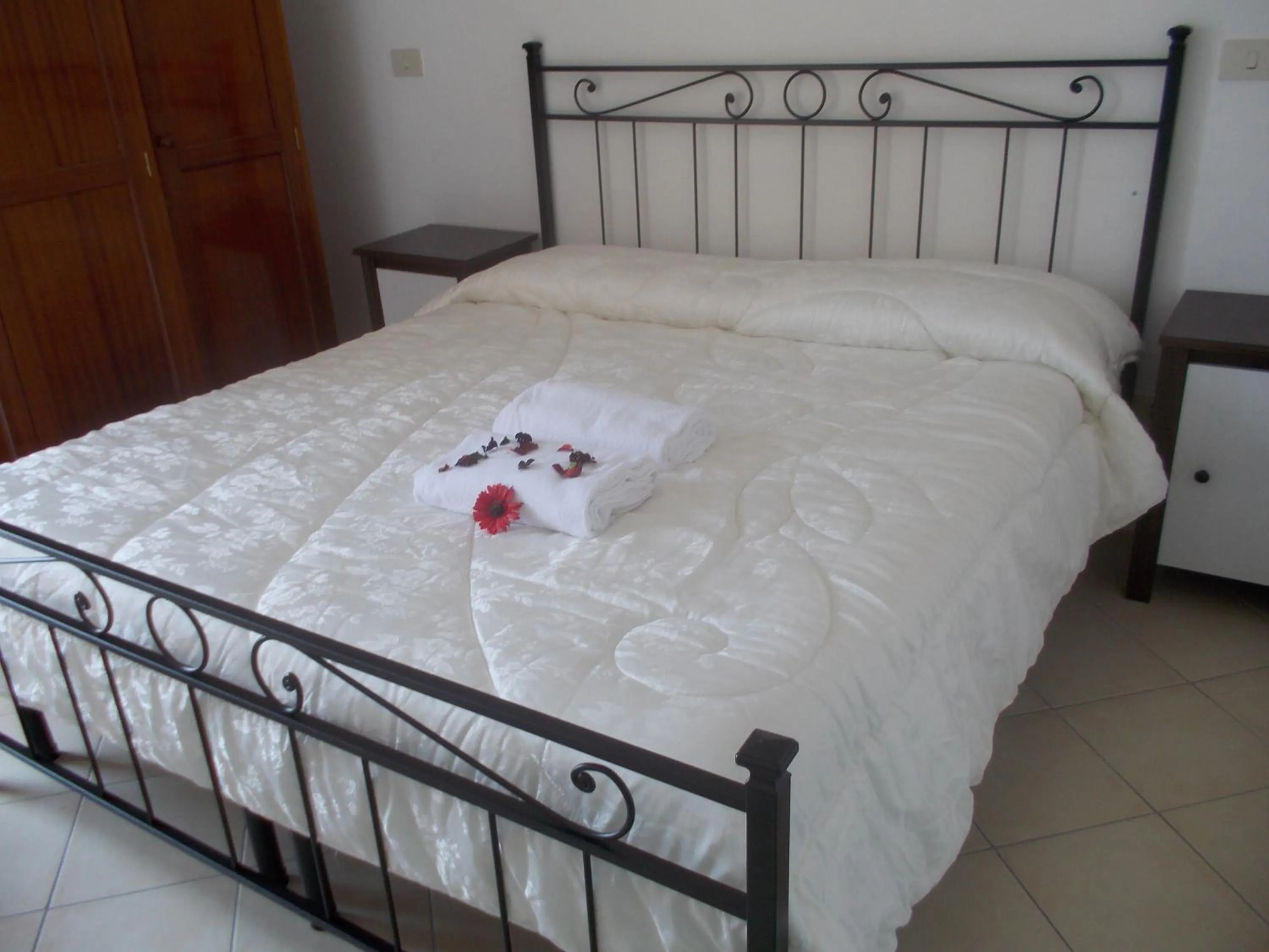 Bed in Hotel Mastropeppe