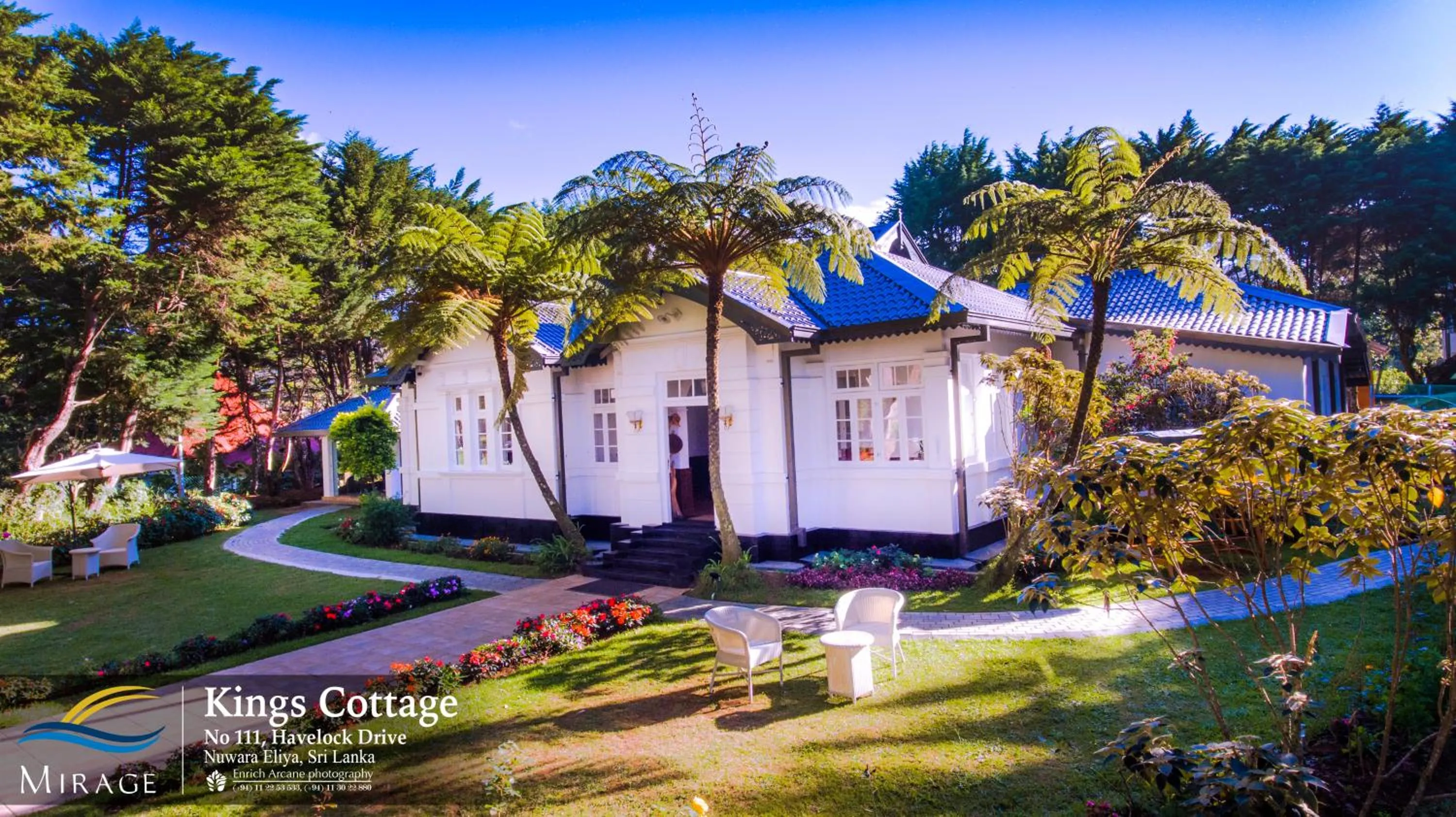 Garden in Mirage Kings Cottage