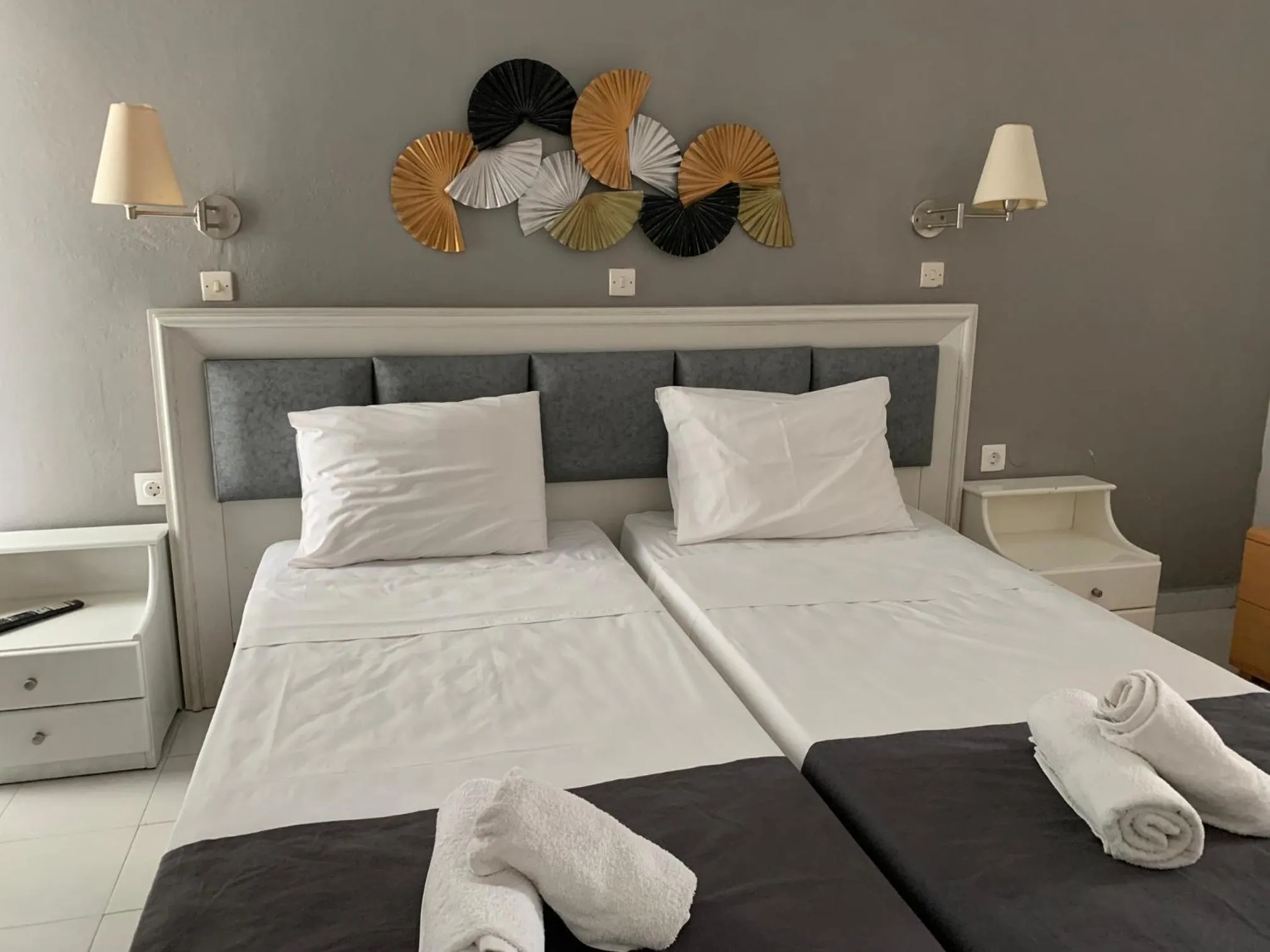 Bed in Alkyonides Boutique Hotel