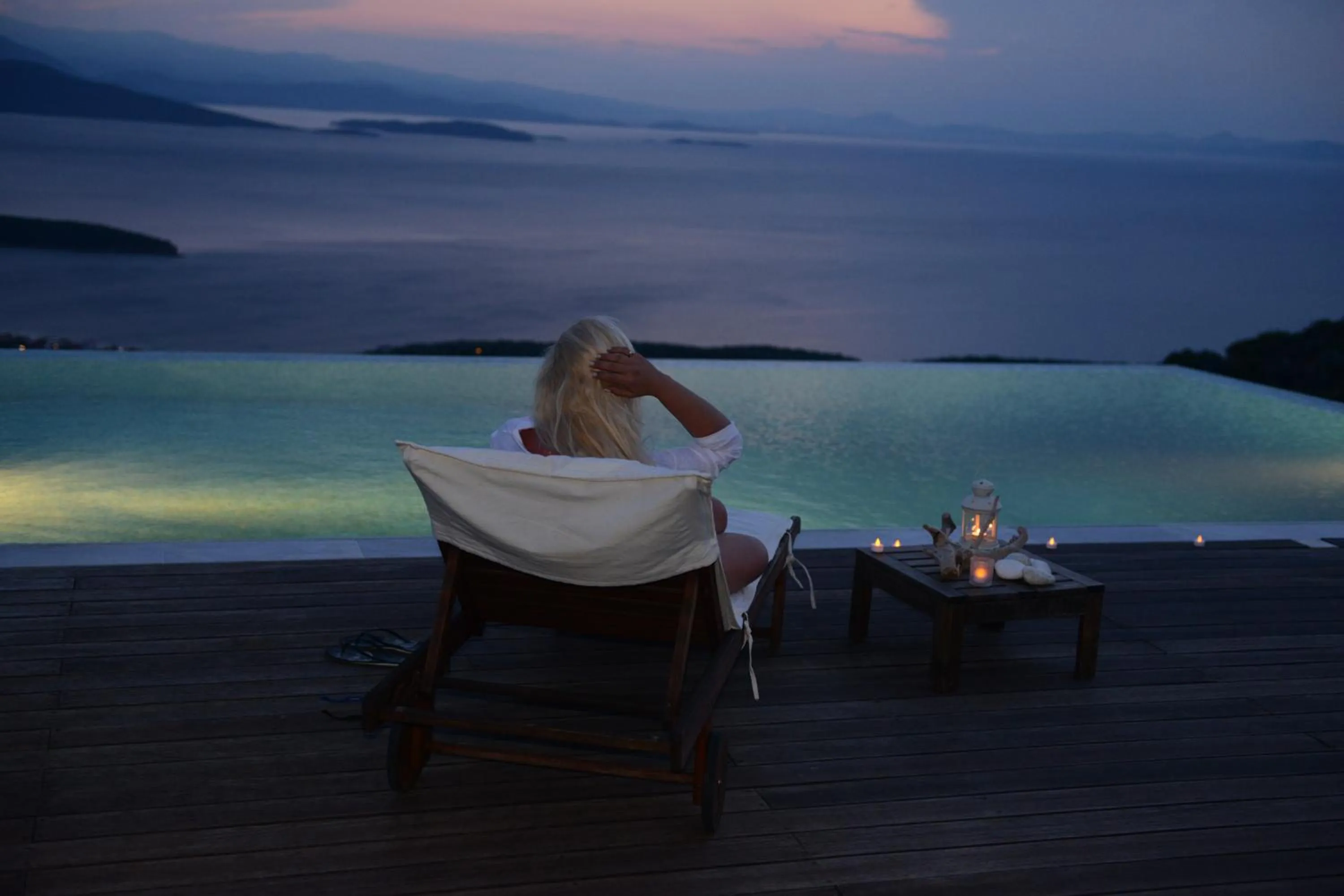 Swimming pool in Esperos Suites & Villas