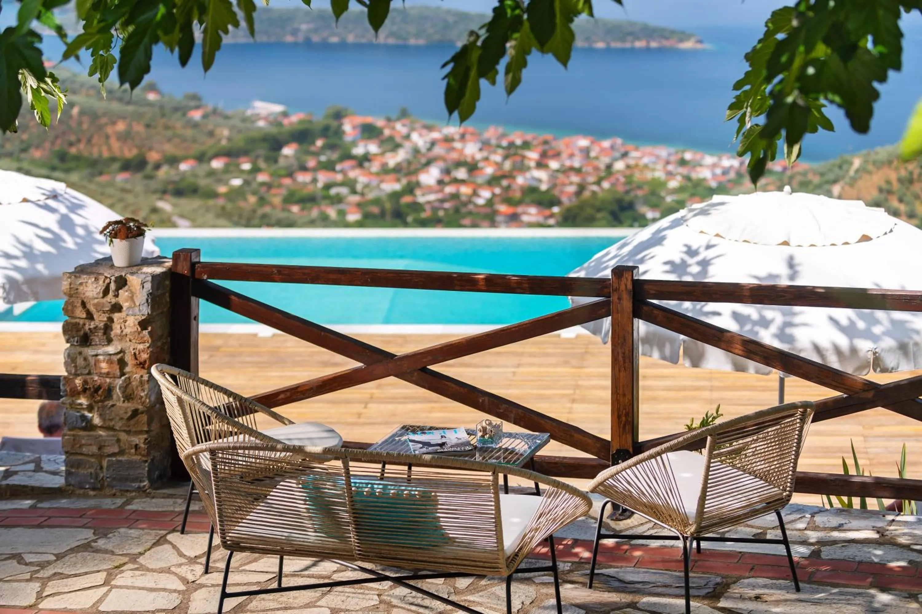 Swimming pool in Esperos Suites & Villas