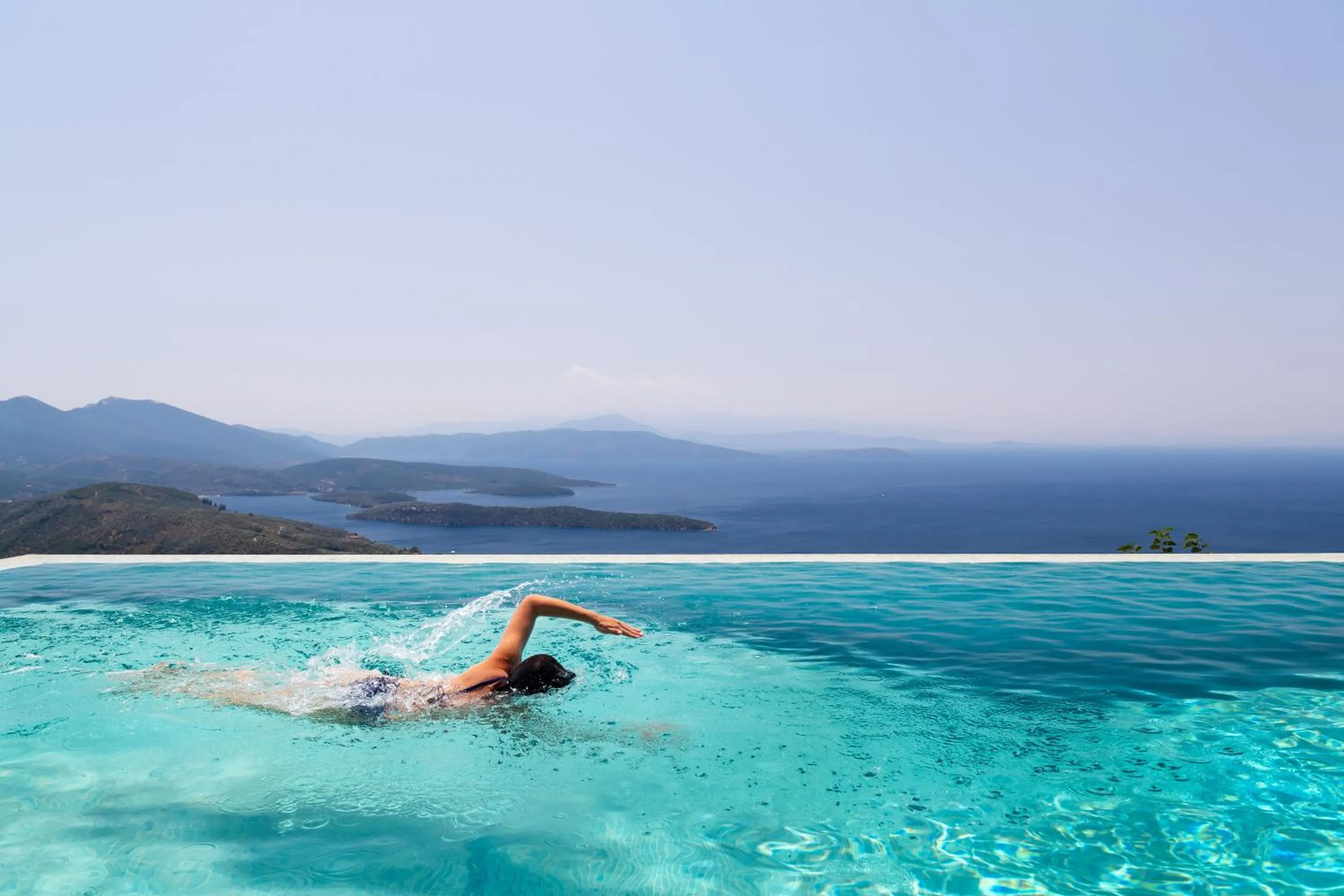 Swimming pool in Esperos Suites & Villas