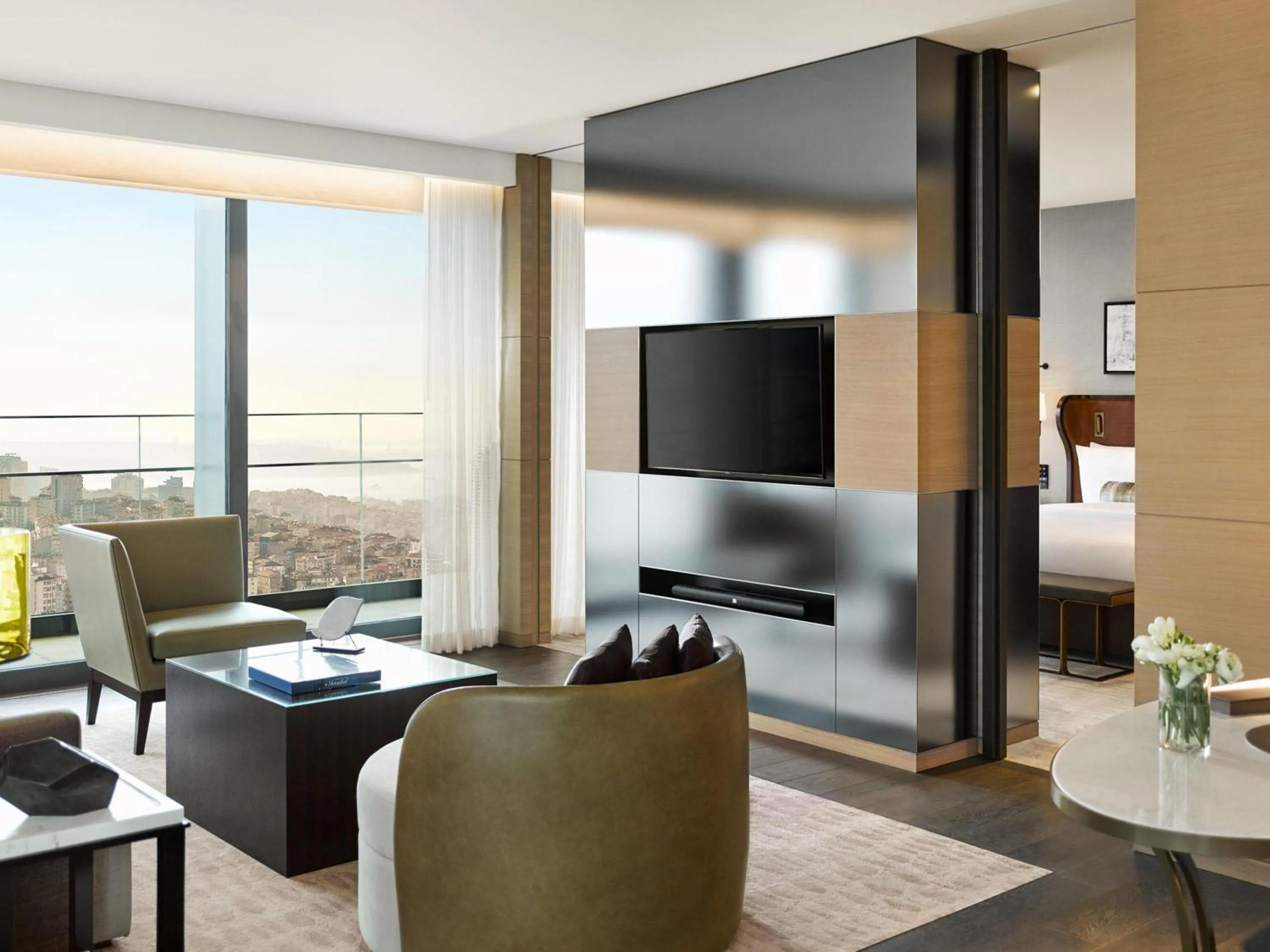 Photo of the whole room in Fairmont Quasar Istanbul Hotel