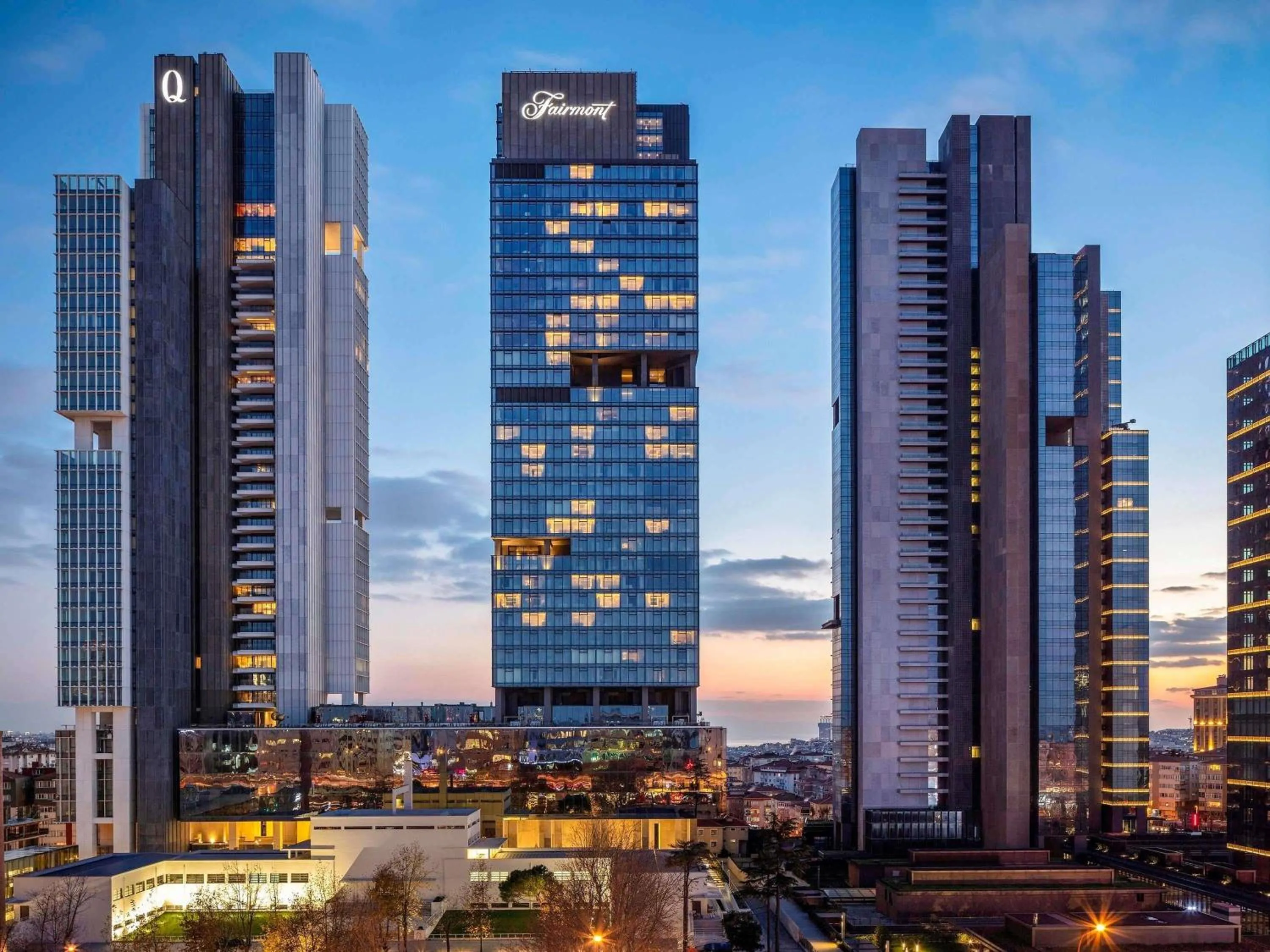 Property building in Fairmont Quasar Istanbul Hotel