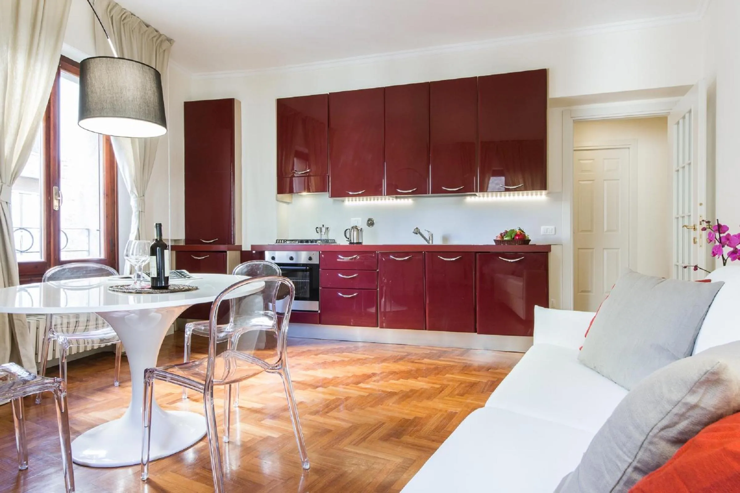 Kitchen or kitchenette in Apartments Florence - Le Por Santa Maria