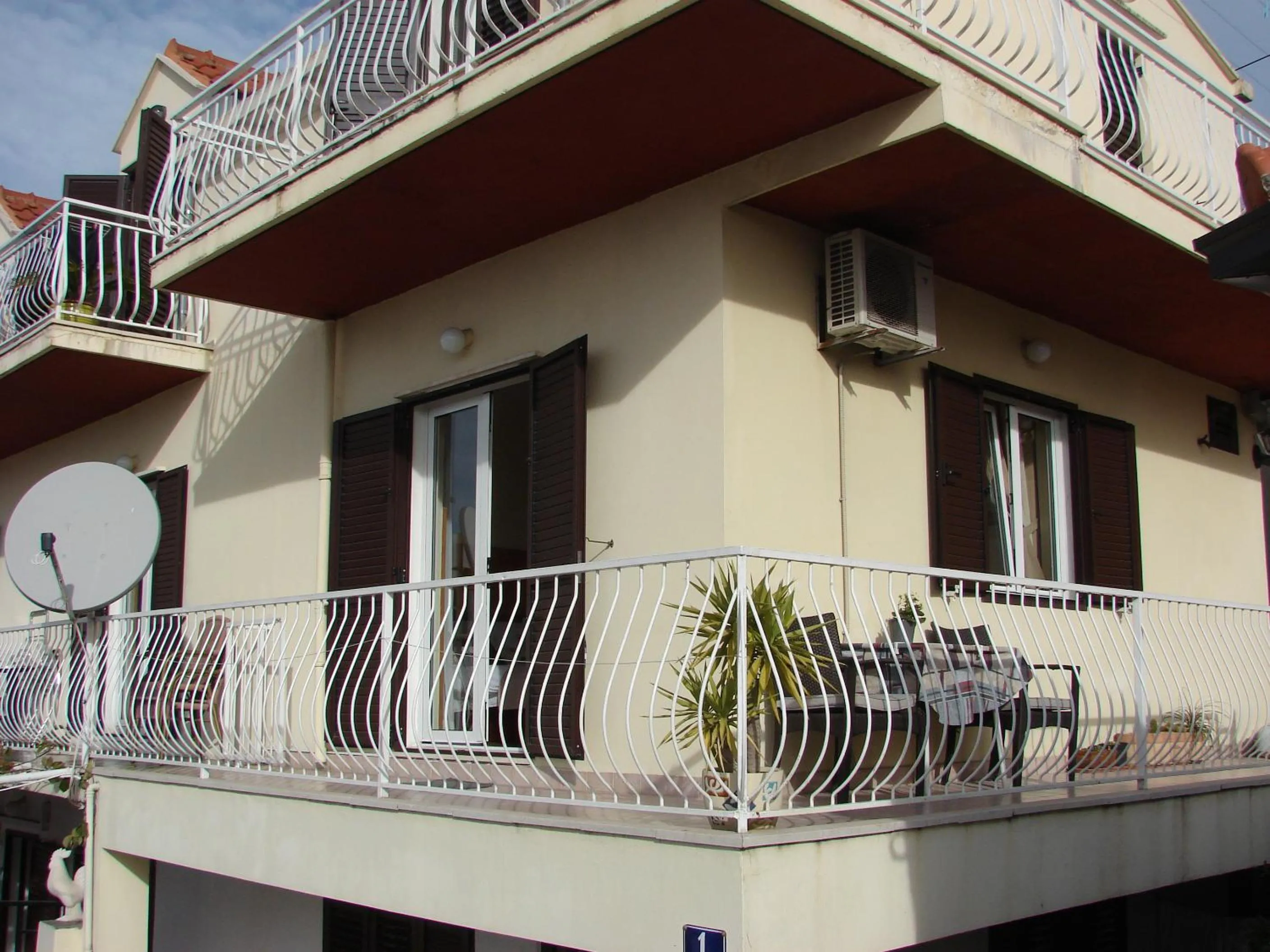 Double Room with Balcony and Sea View in Rooms Monika
