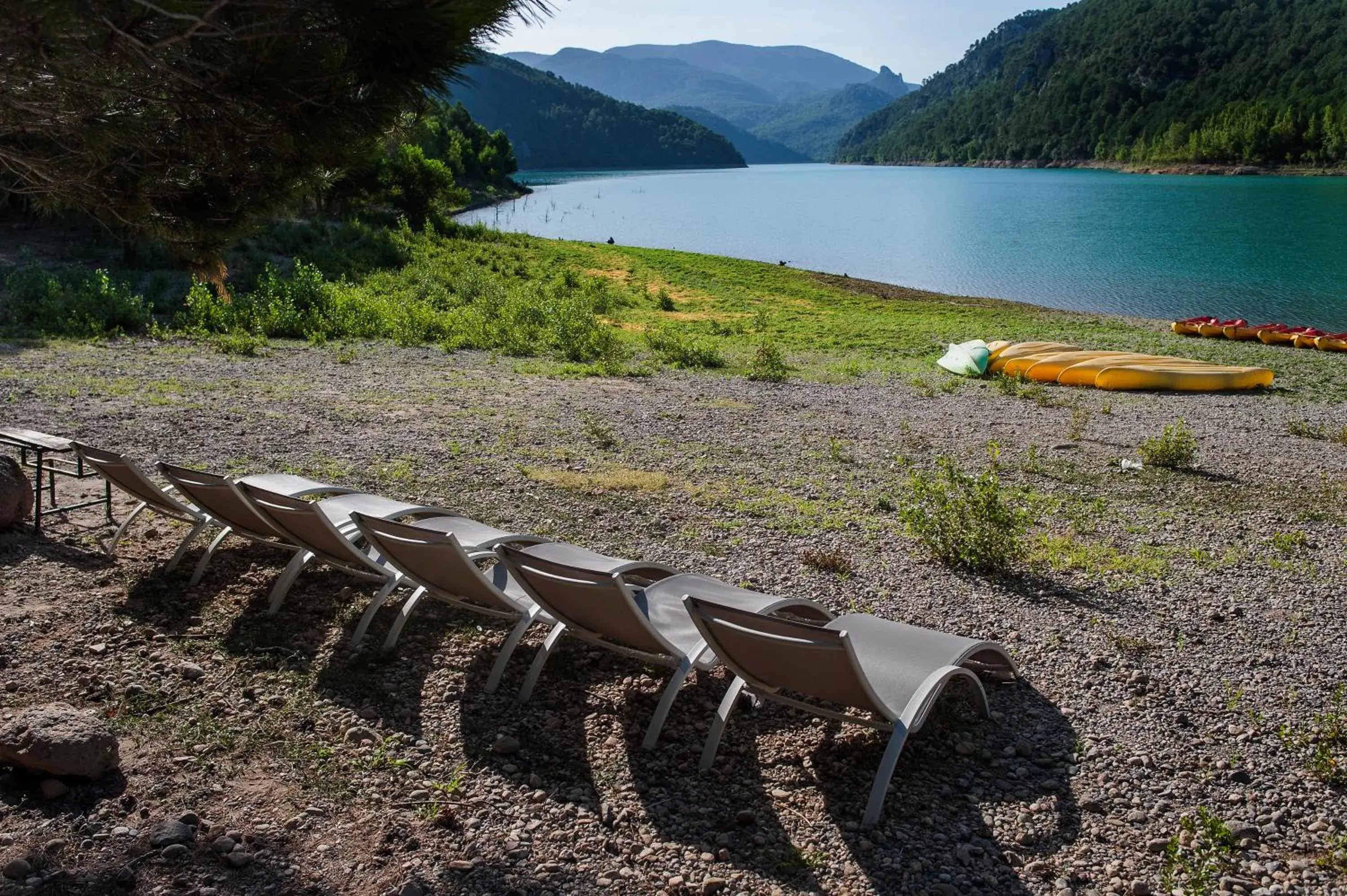 Swimming pool in La Pedanía Hotel Y Bungalows - Ligüerre de Cinca Swimming pool in La Pedanía Hotel Y Bungalows - Ligüerre de Cinca