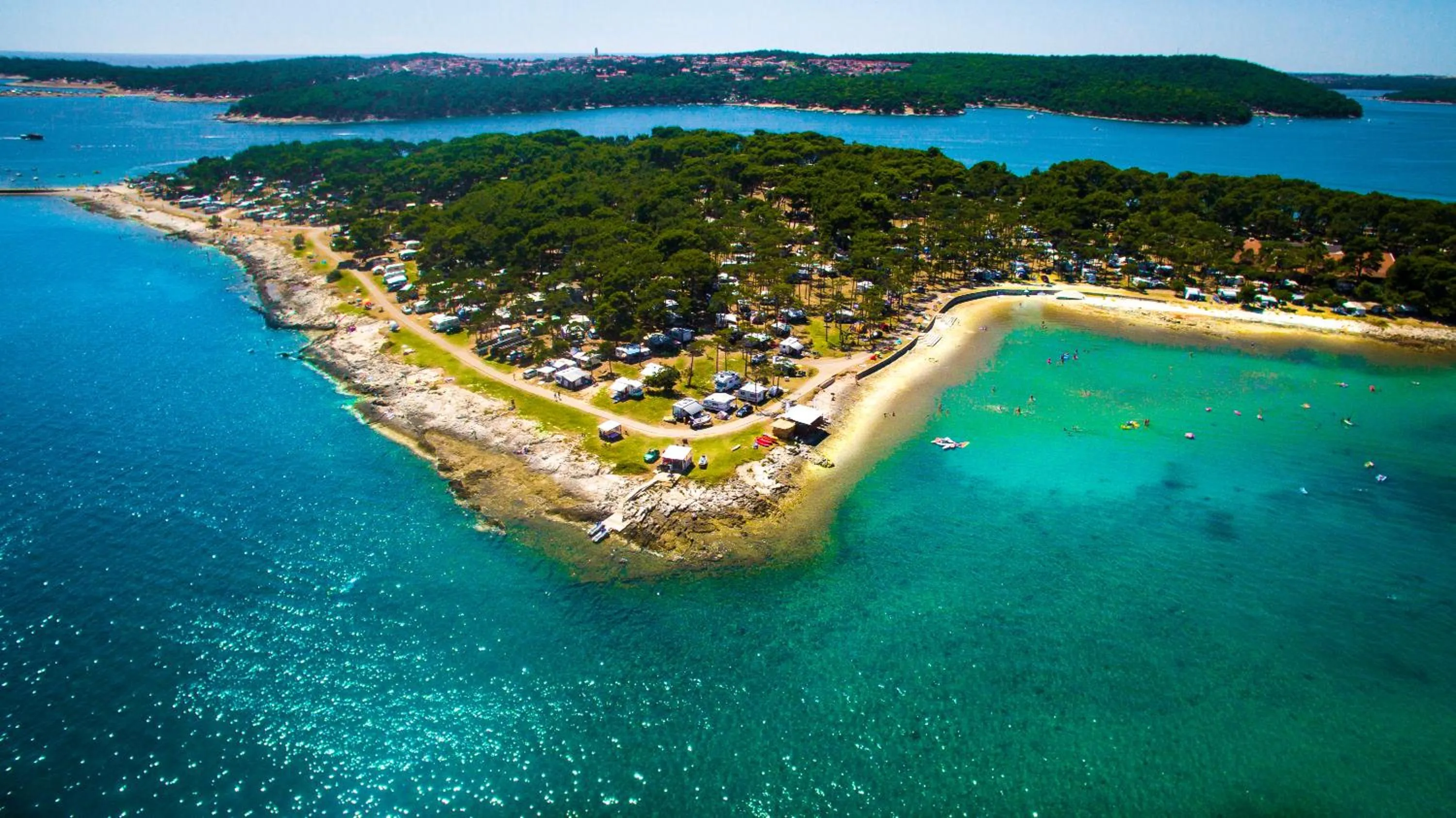 Bird's eye view in Arena Medulin Mobile Homes