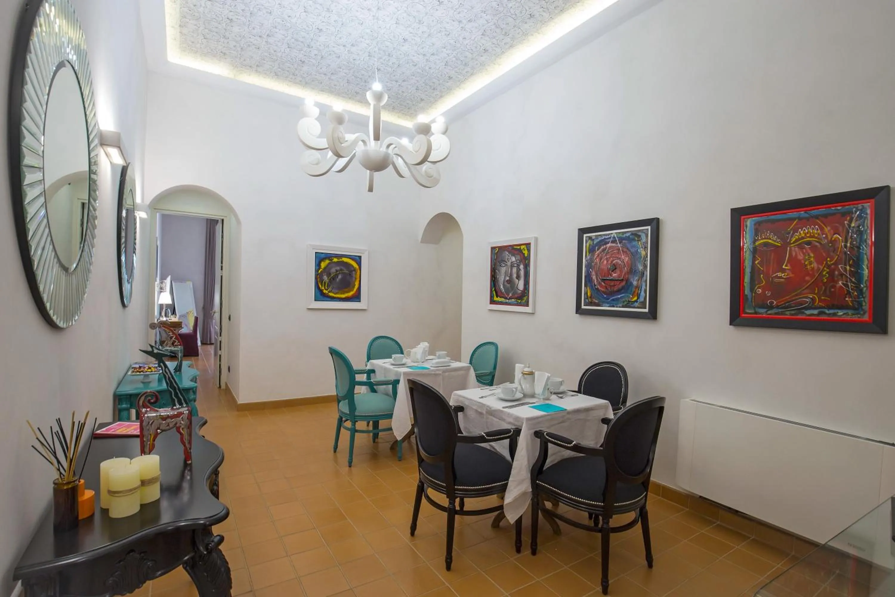 Communal lounge/ TV room in B&B Luxury Scacciaventi