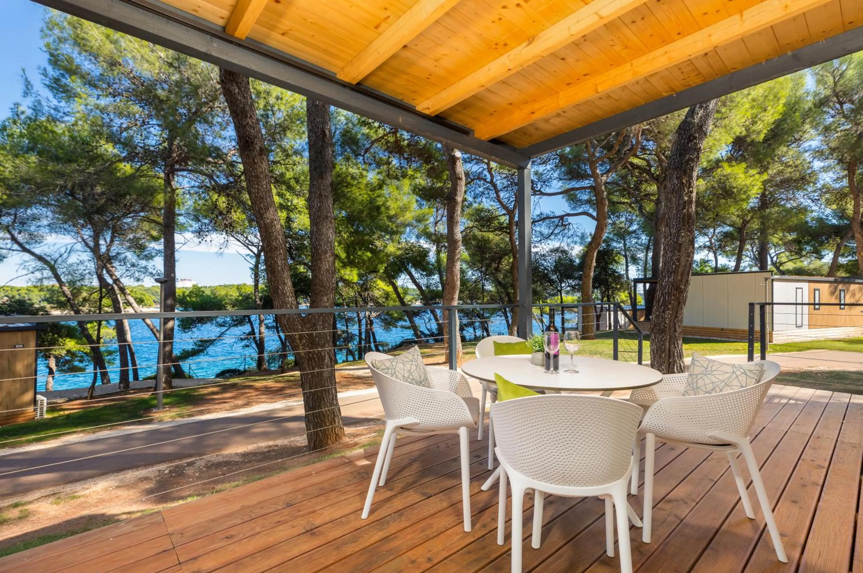 Balcony/Terrace in Arena Stoja Camping Homes