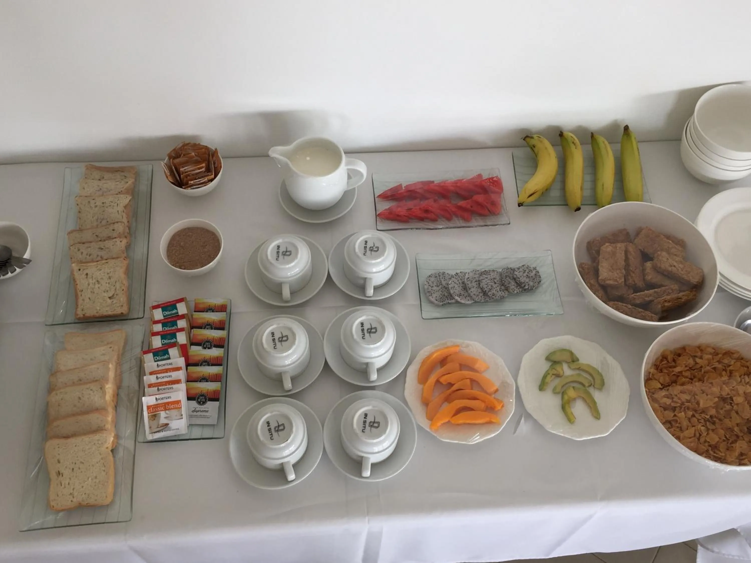 Continental breakfast in House of Tonga