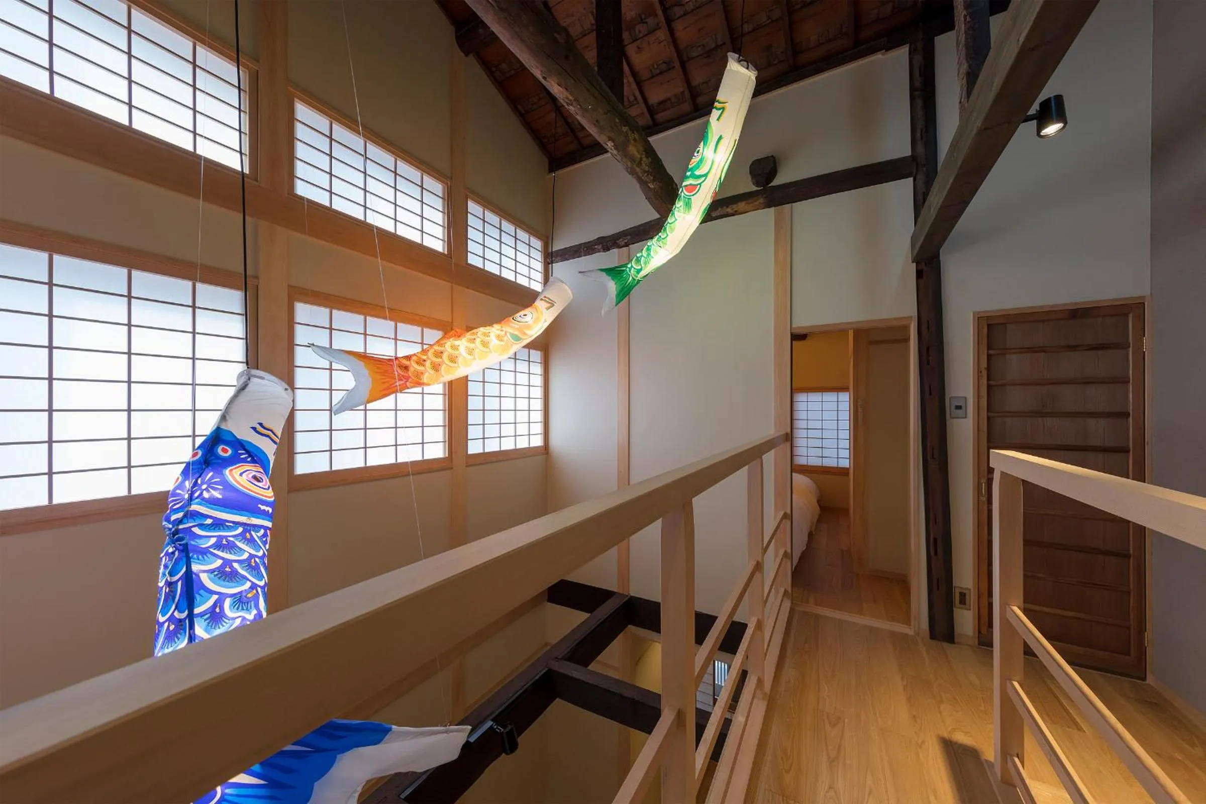 Decorative detail in Shimabara Kaiden Machiya House