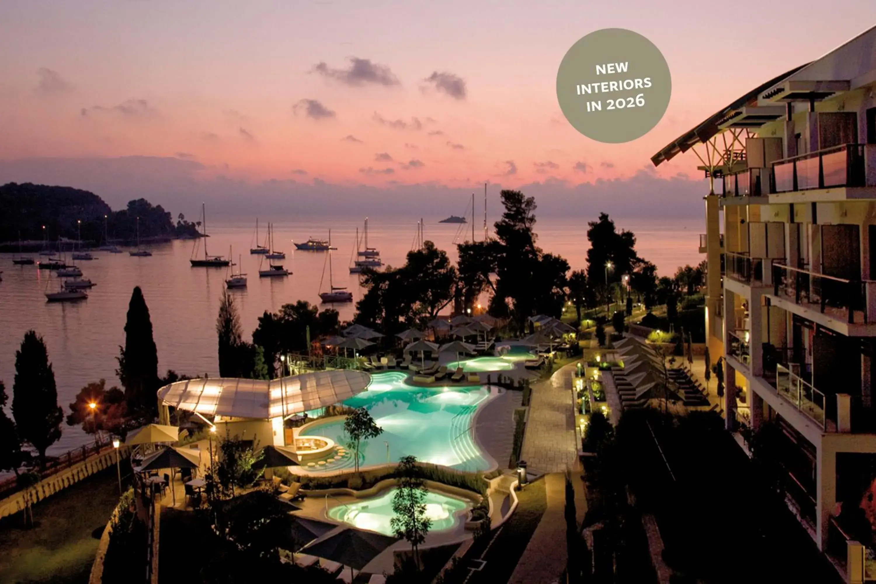 Property building in Monte Mulini Adults Exclusive Hotel by Maistra Collection Property building in Monte Mulini Adults Exclusive Hotel by Maistra Collection