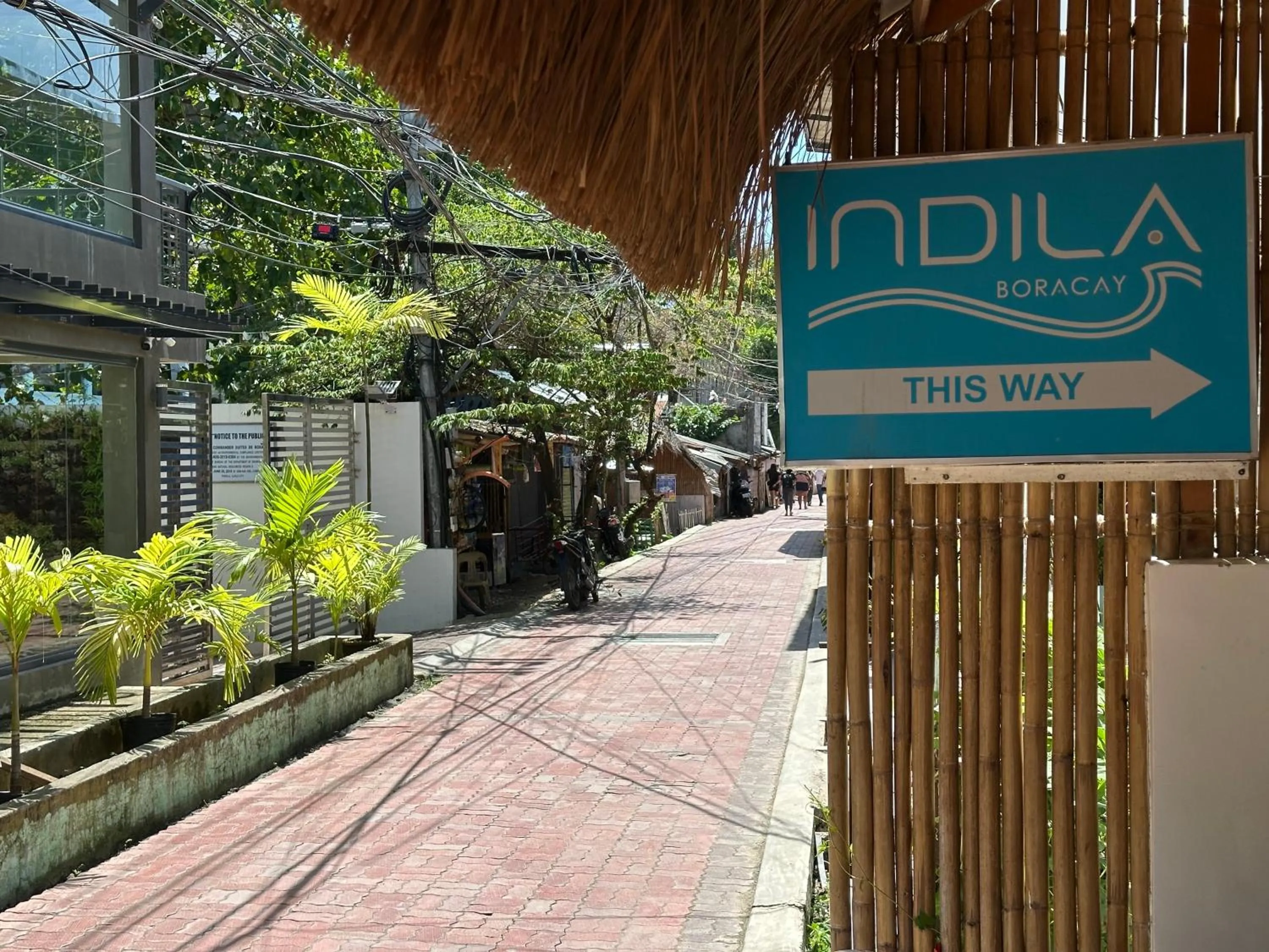Facade/entrance in Indila Boracay