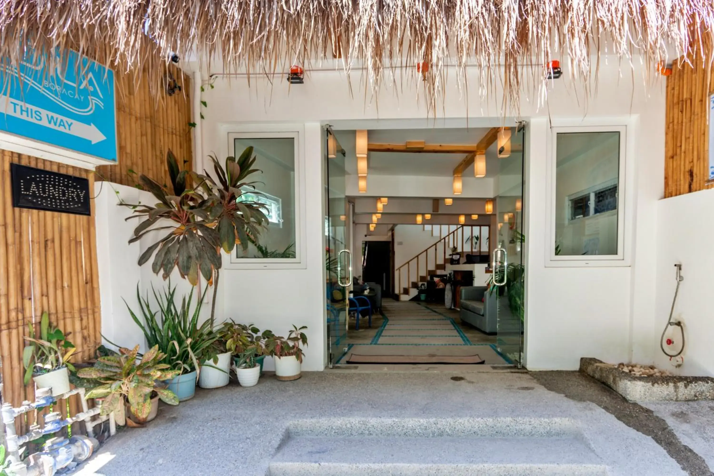 Facade/entrance in Indila Boracay Facade/entrance in Indila Boracay