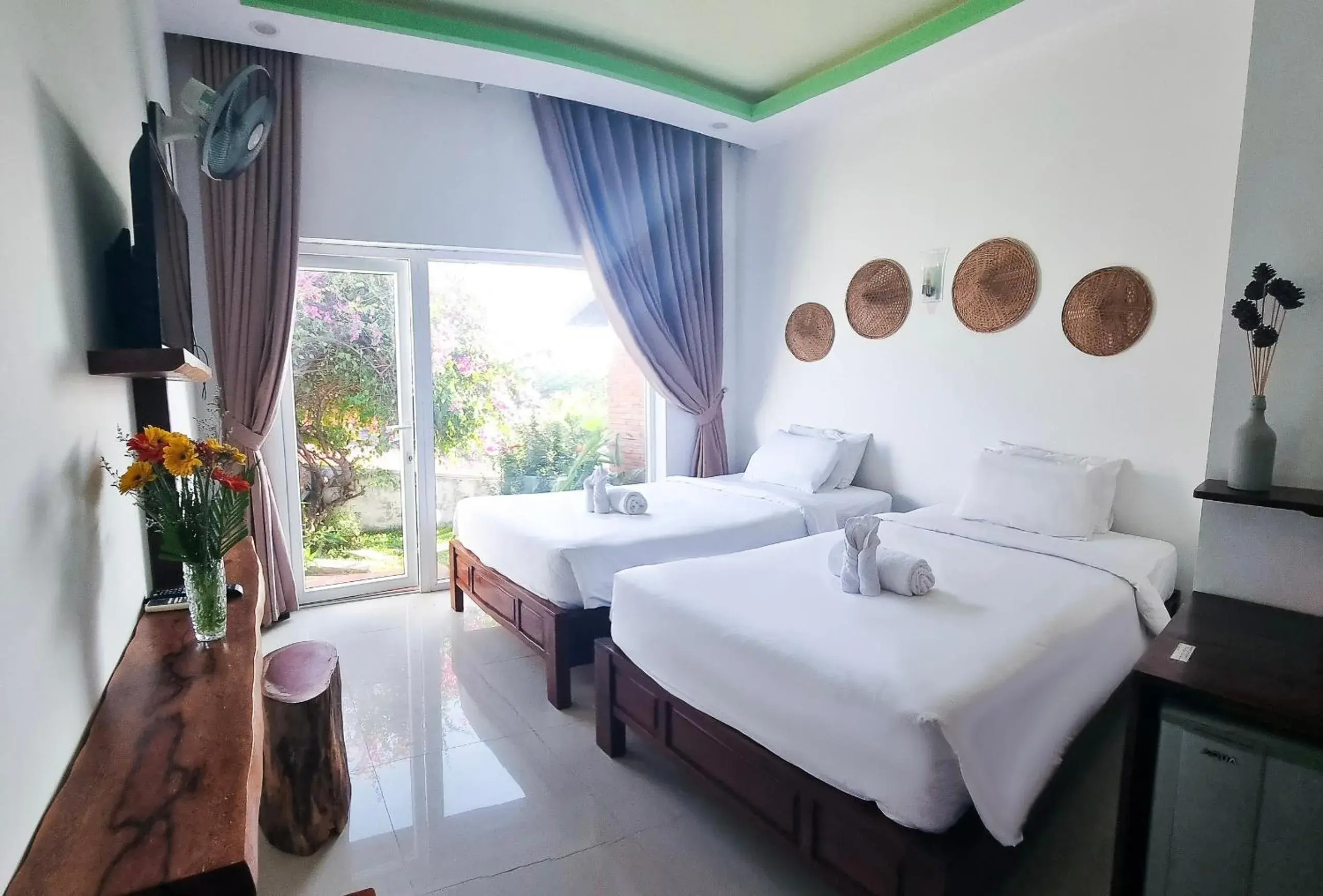 Twin Room with Garden View in Tuong Vy Boutique Hotel Mui Ne Twin Room with Garden View in Tuong Vy Boutique Hotel Mui Ne