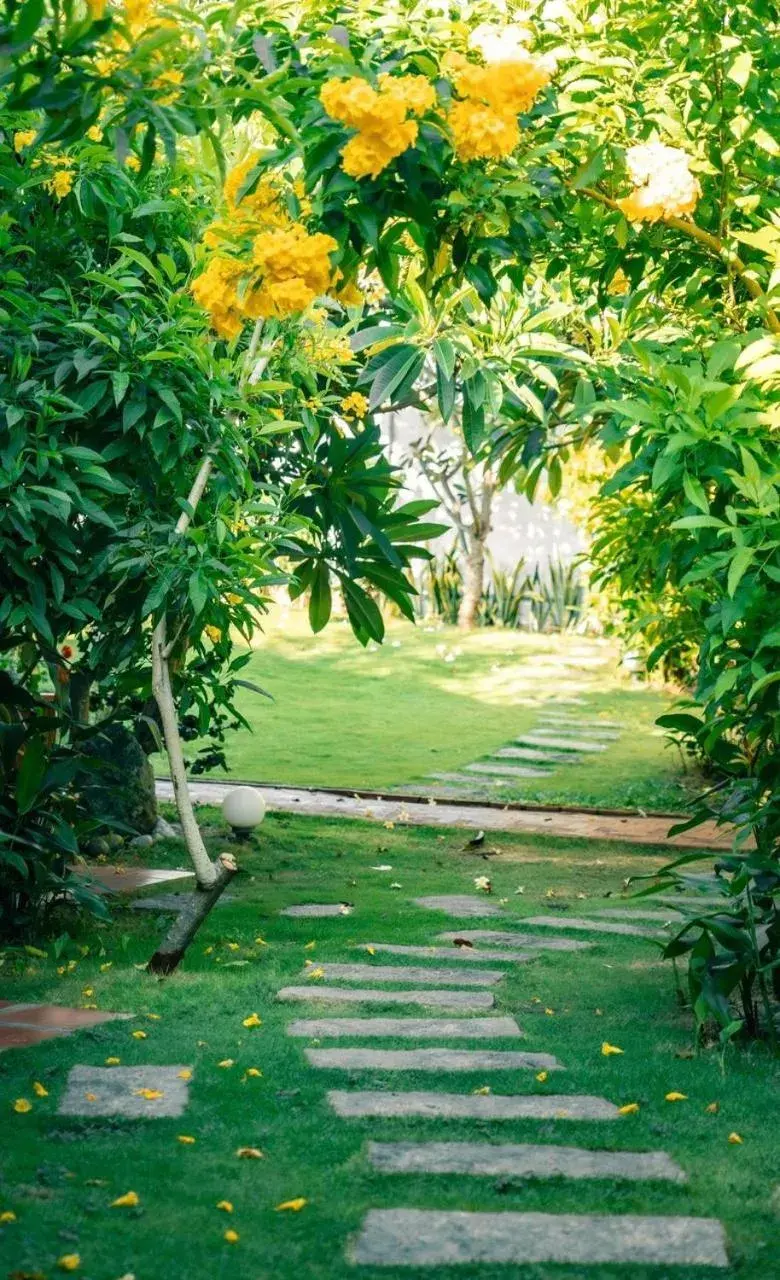 Garden view in Tuong Vy Boutique Hotel Mui Ne Garden view in Tuong Vy Boutique Hotel Mui Ne