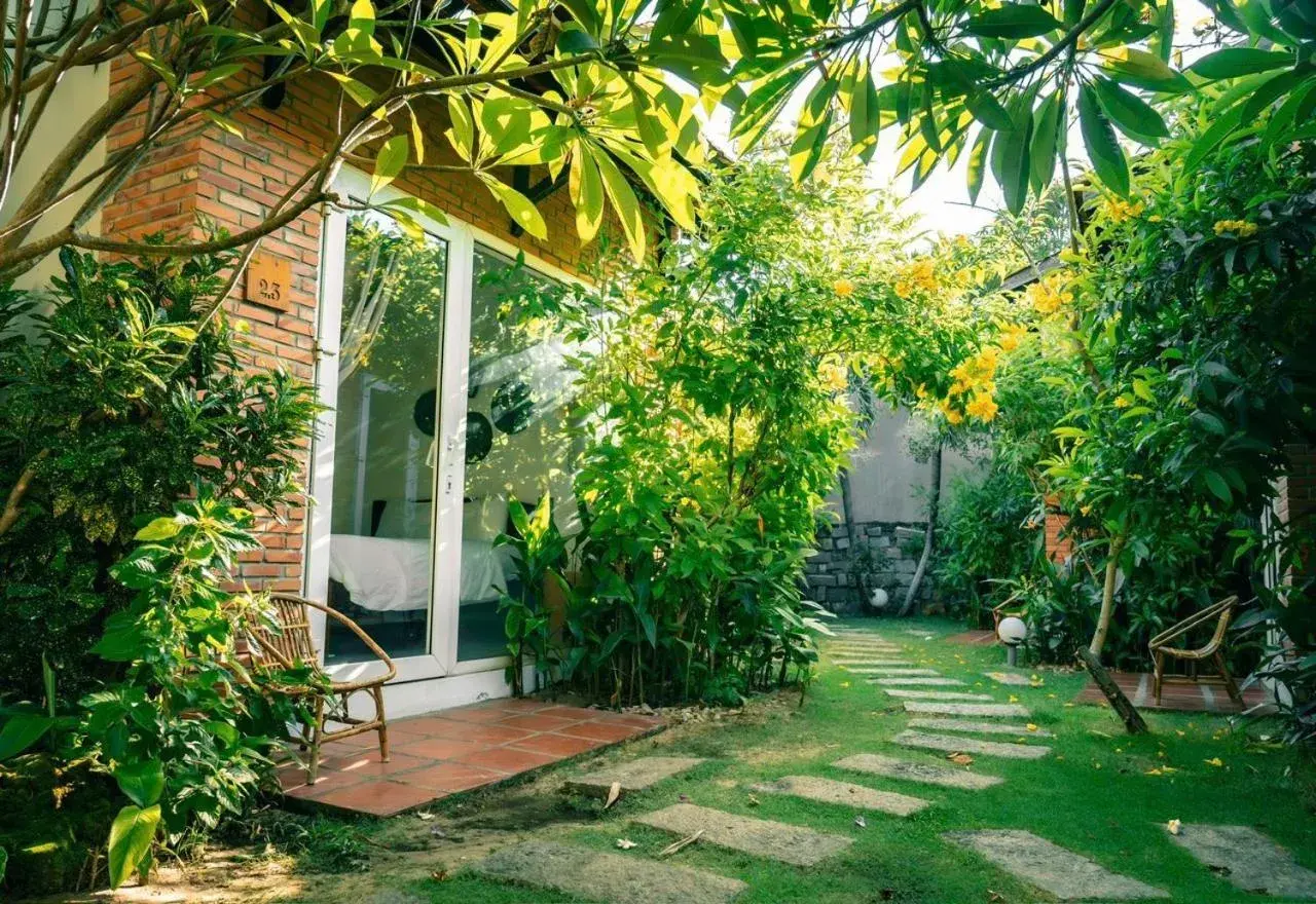 Garden view in Tuong Vy Boutique Hotel Mui Ne Garden view in Tuong Vy Boutique Hotel Mui Ne