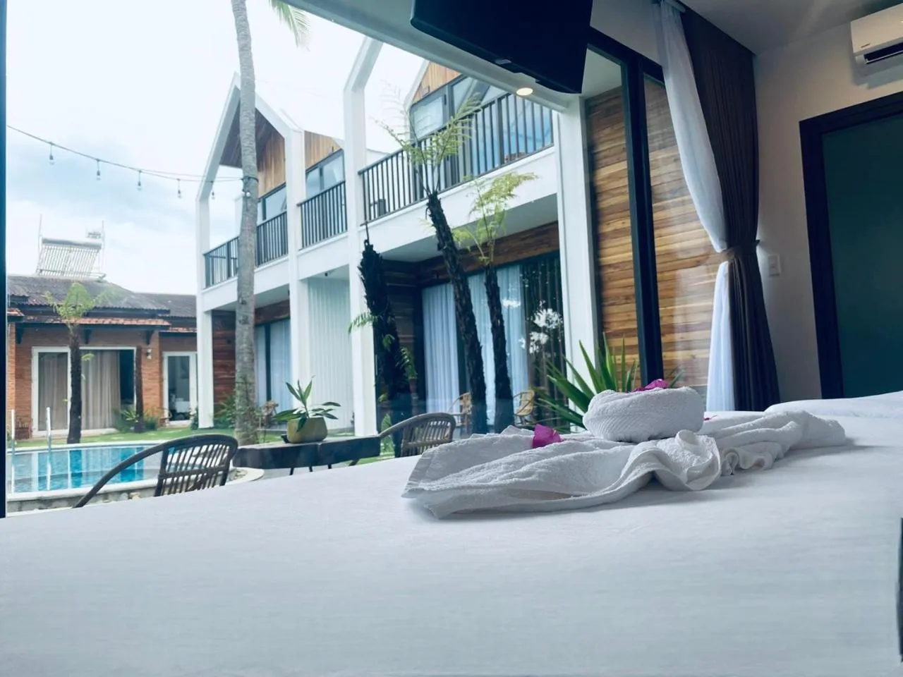 Balcony/Terrace in Tuong Vy Boutique Hotel Mui Ne