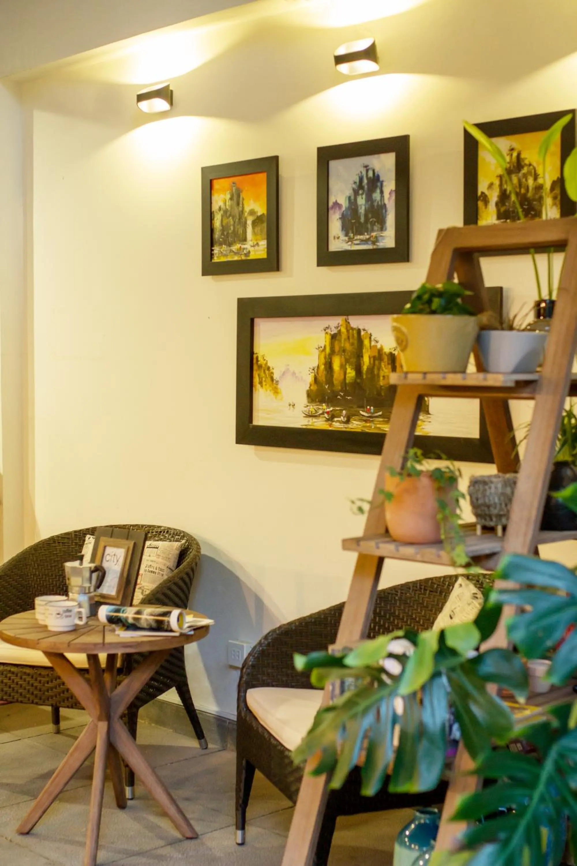 Seating area in Sen Boutique House By 5H