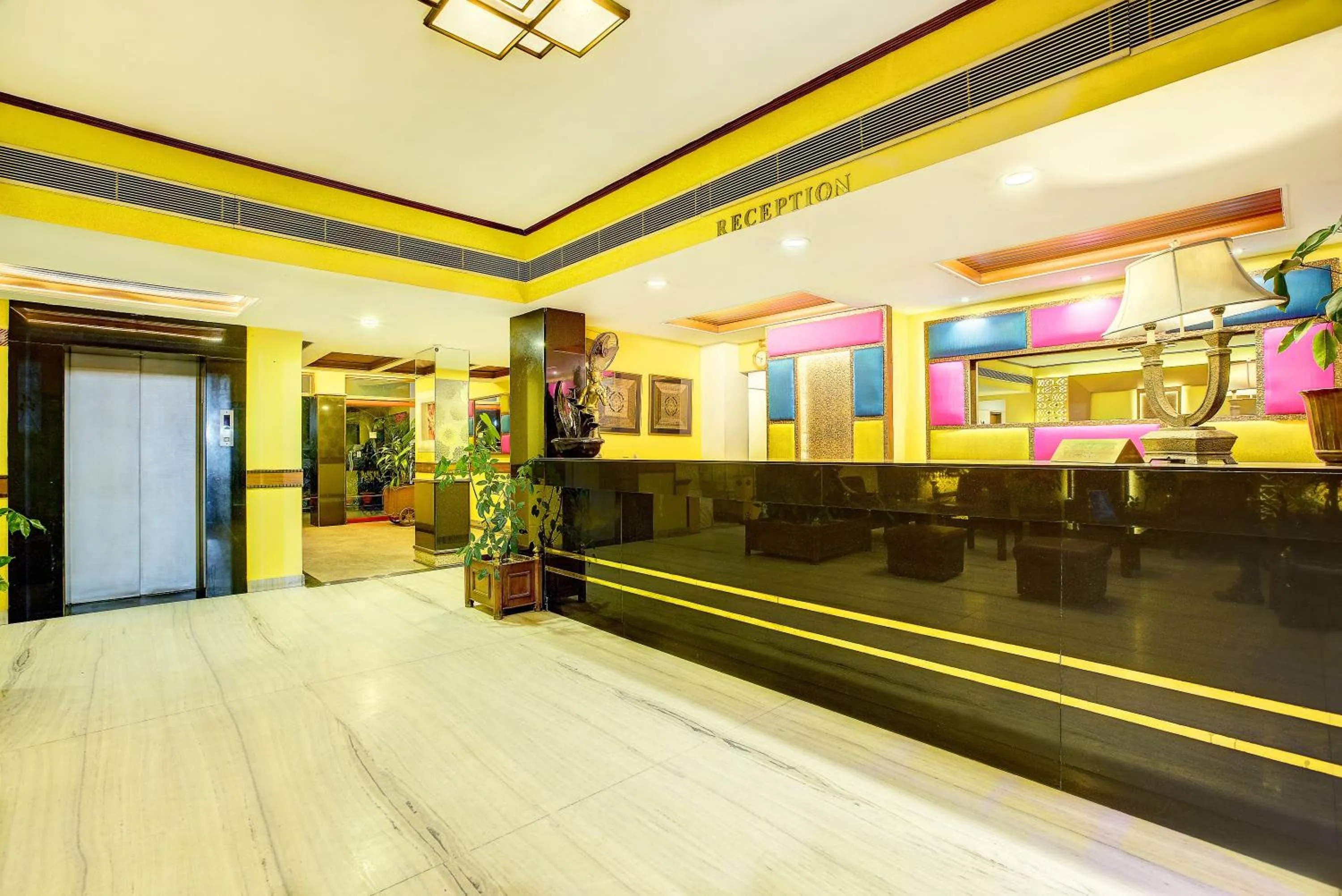 Lobby or reception in Hotel Ajanta Continental