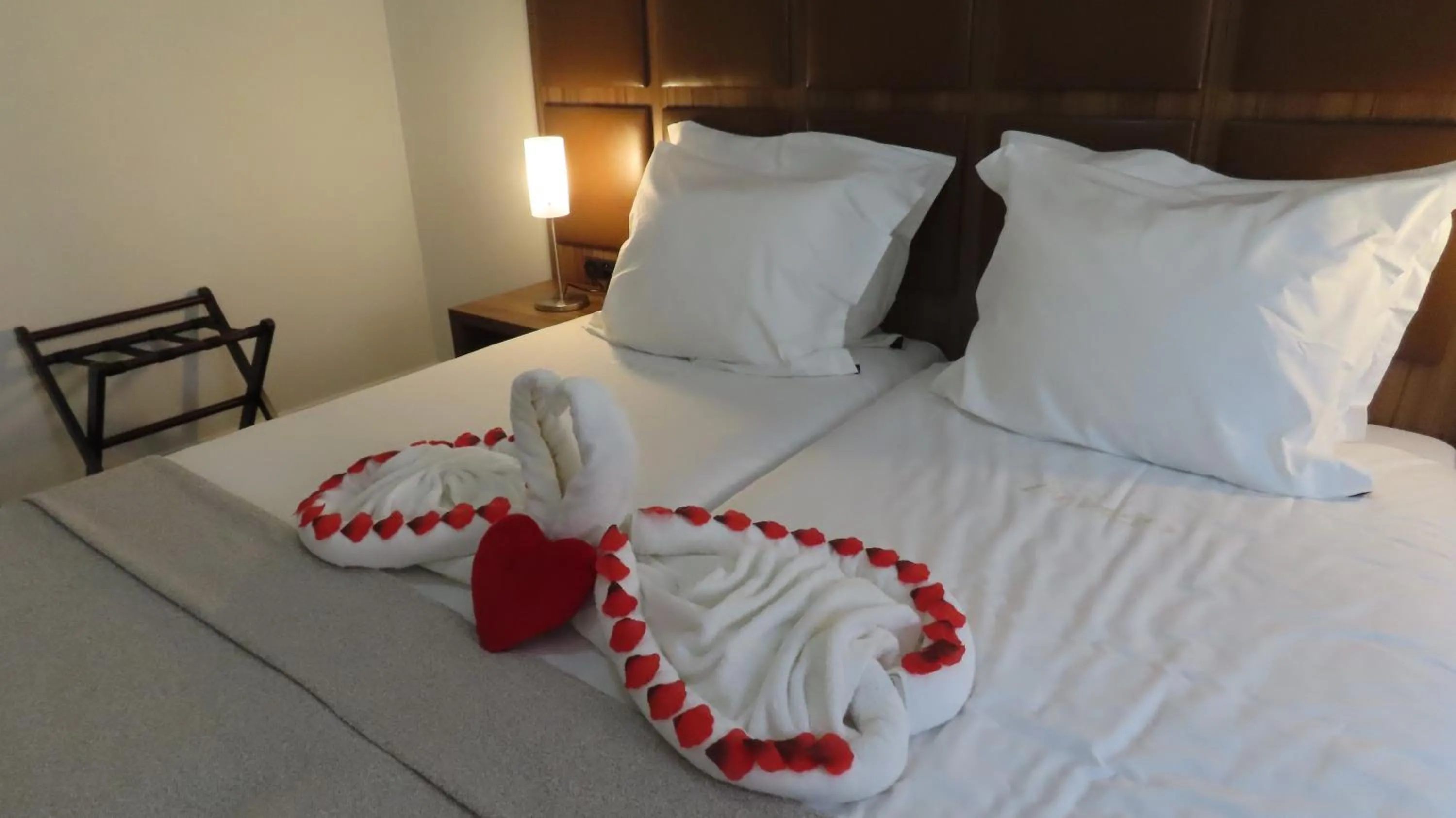 Bed in Hotel Adagio
