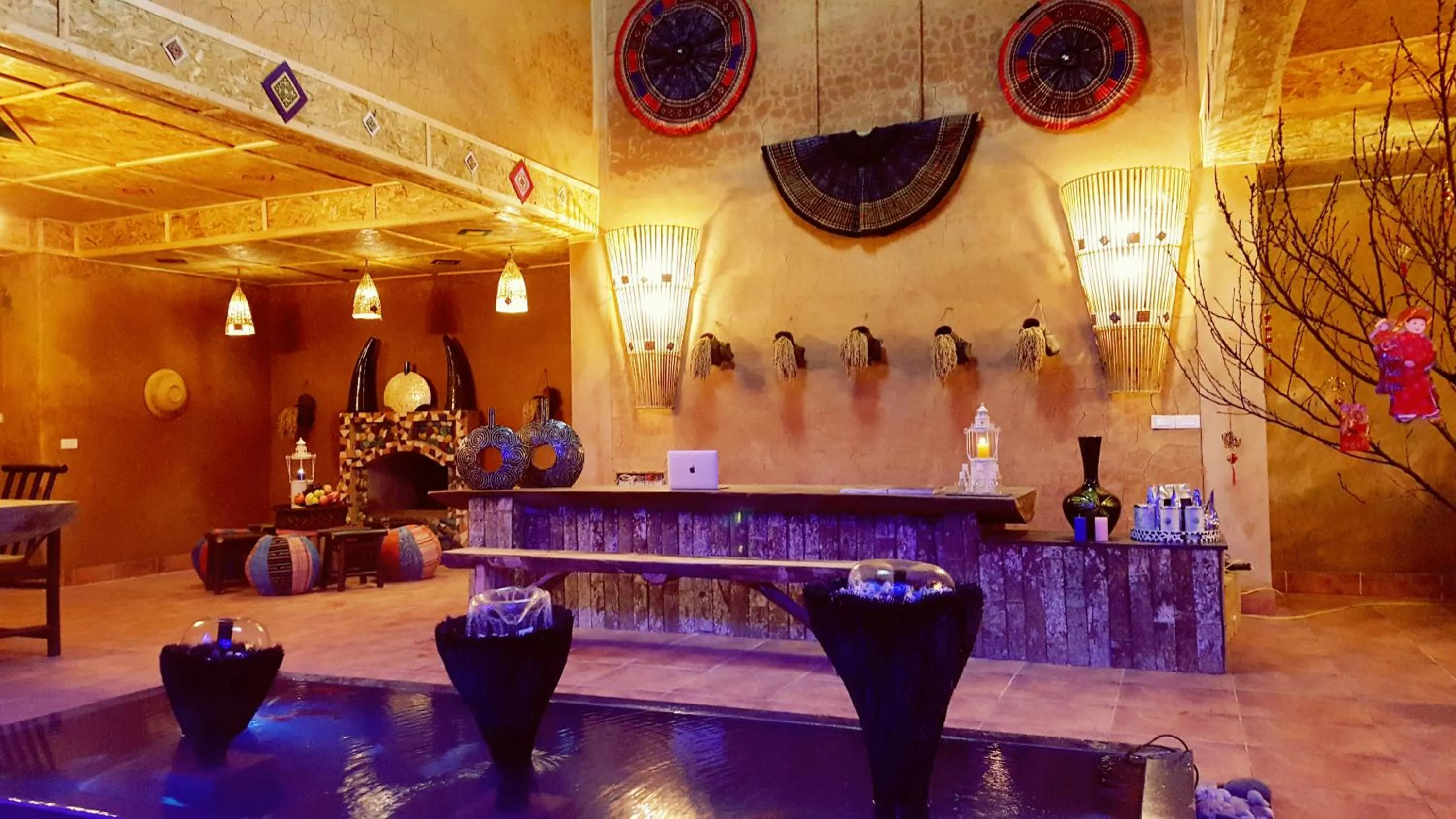 Lobby or reception in Sapa Clay House - Mountain Retreat